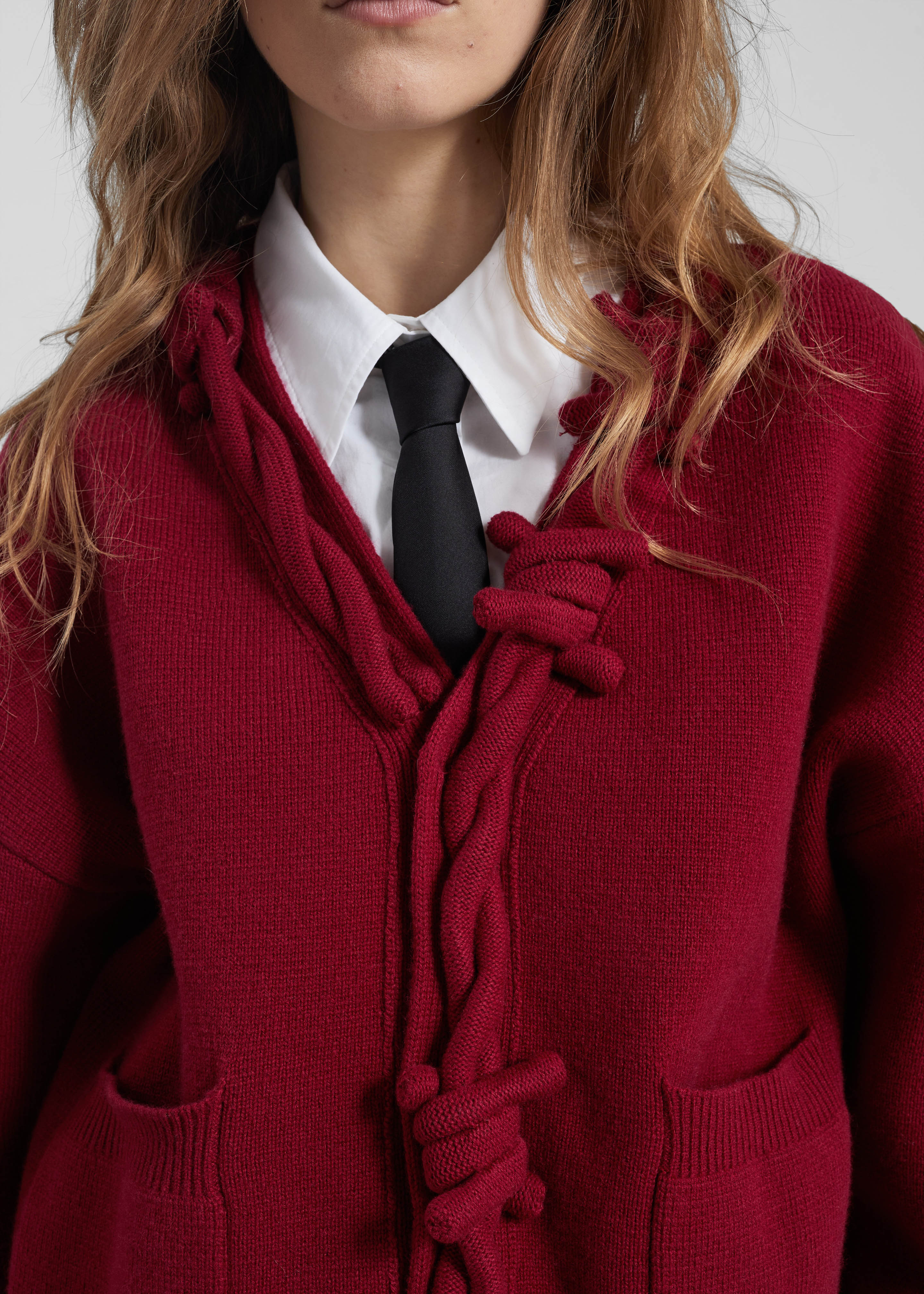 Pieces Uniques Le Cardigan Pierre Barbele - Red - 2