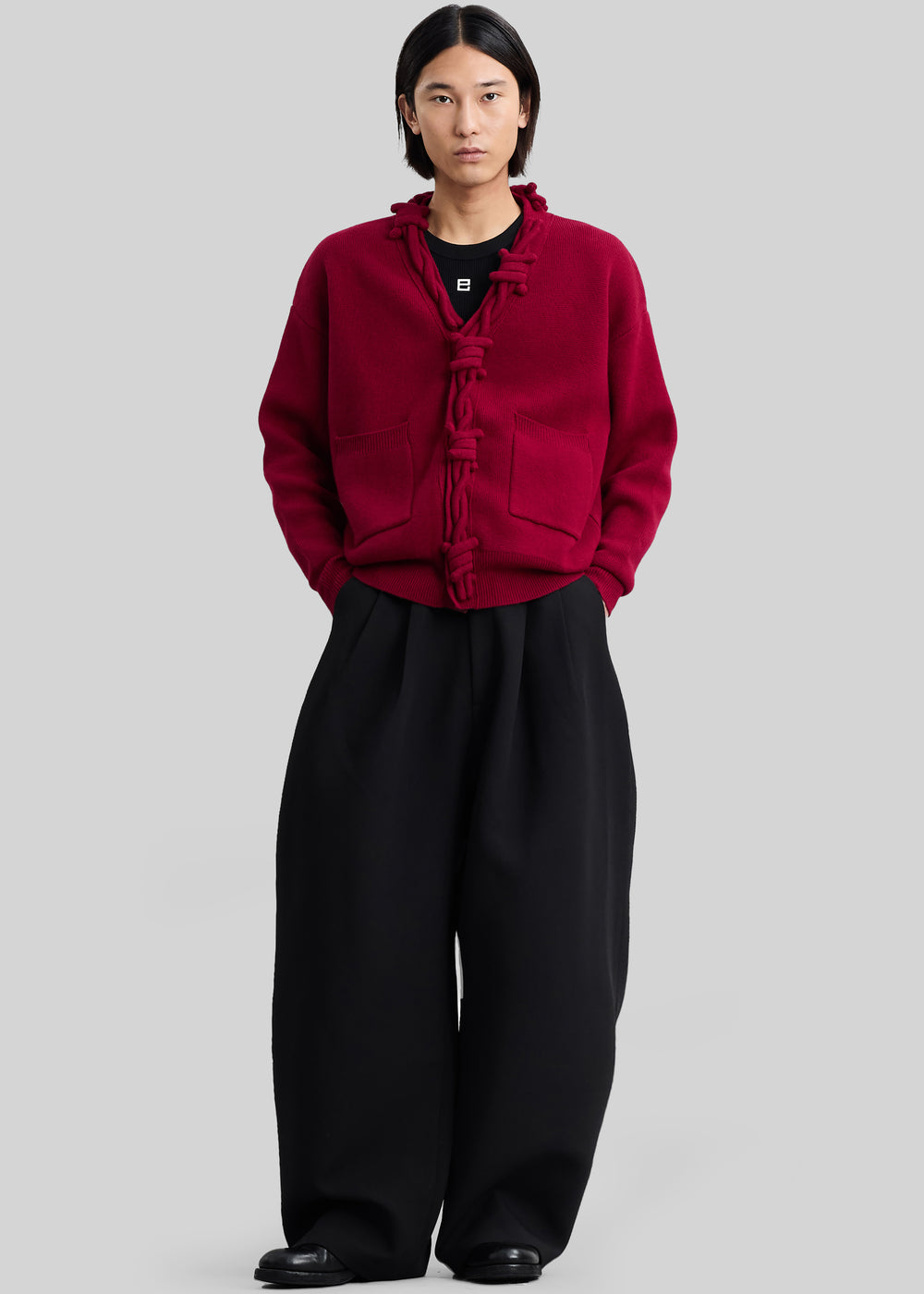 Pieces Uniques Le Cardigan Pierre Barbele - Red