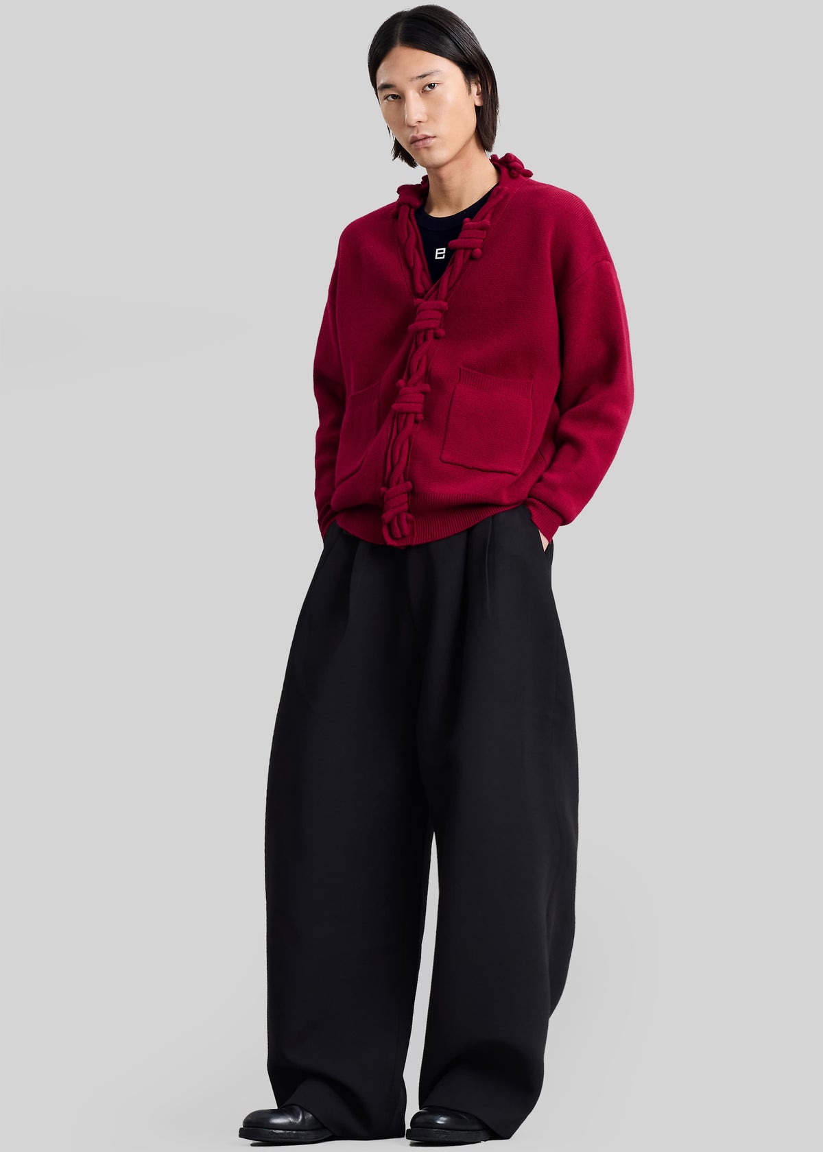 Pieces Uniques Le Cardigan Pierre Barbele - Red - 8