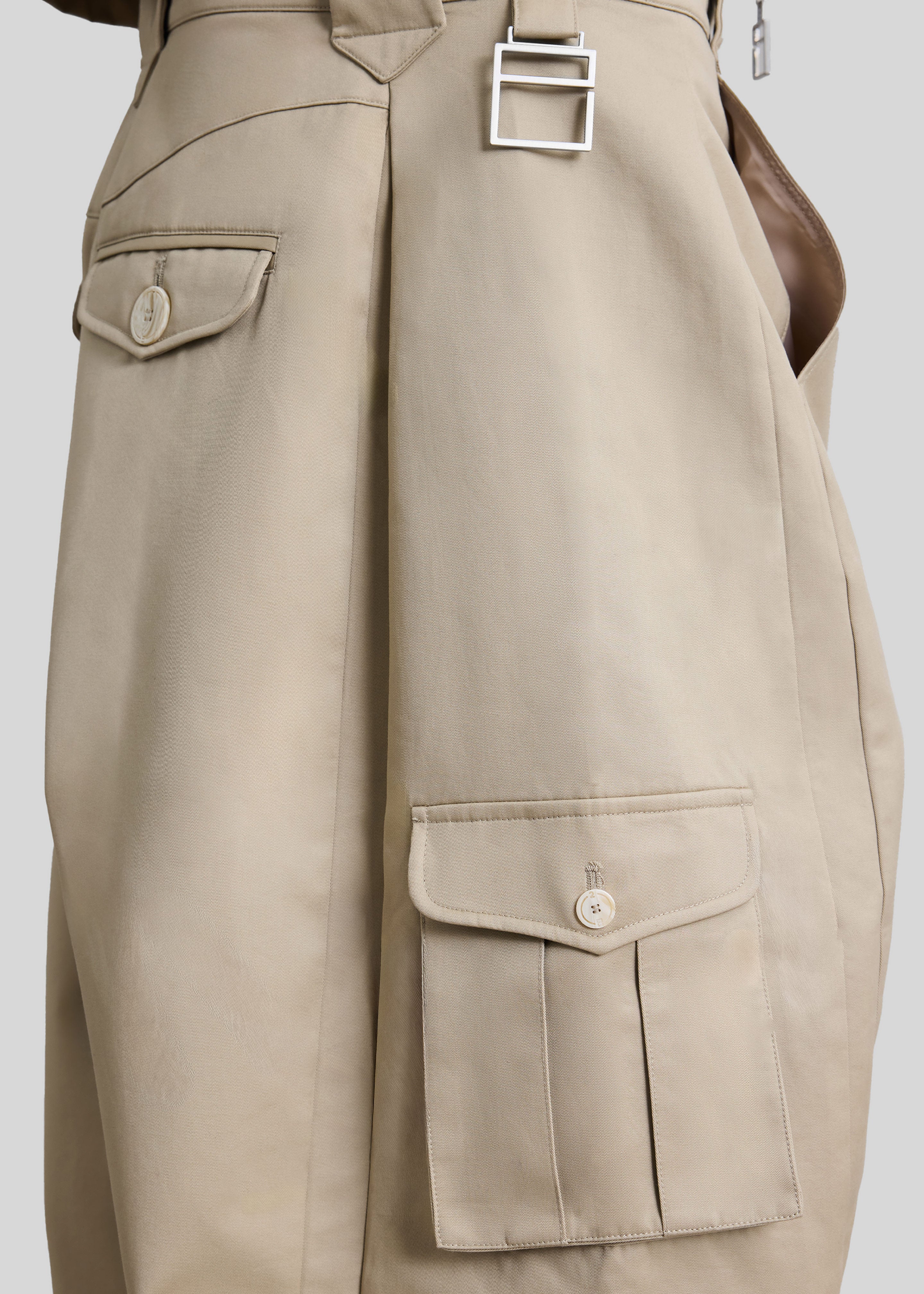Pieces Uniques Le Cargo Pants Emin - Beige - 8
