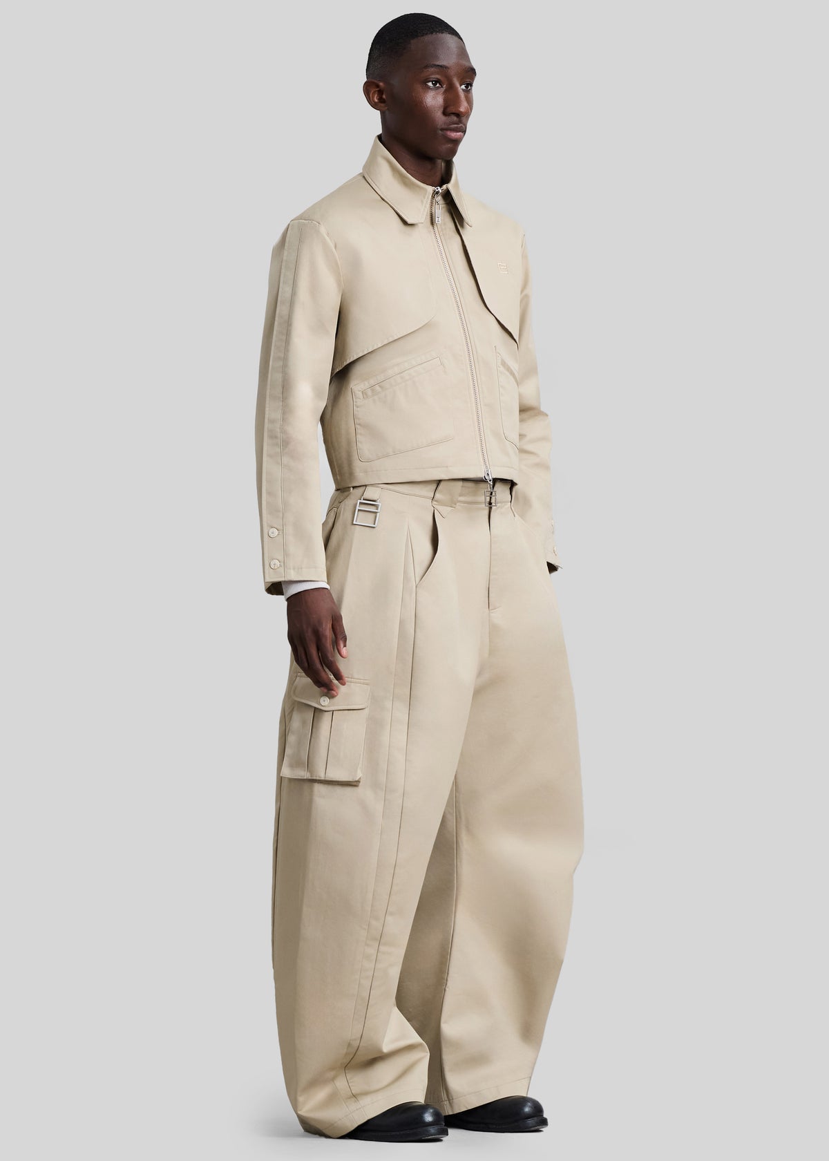 Pieces Uniques Le Cargo Pants Emin - Beige - 7 - [gender-male]