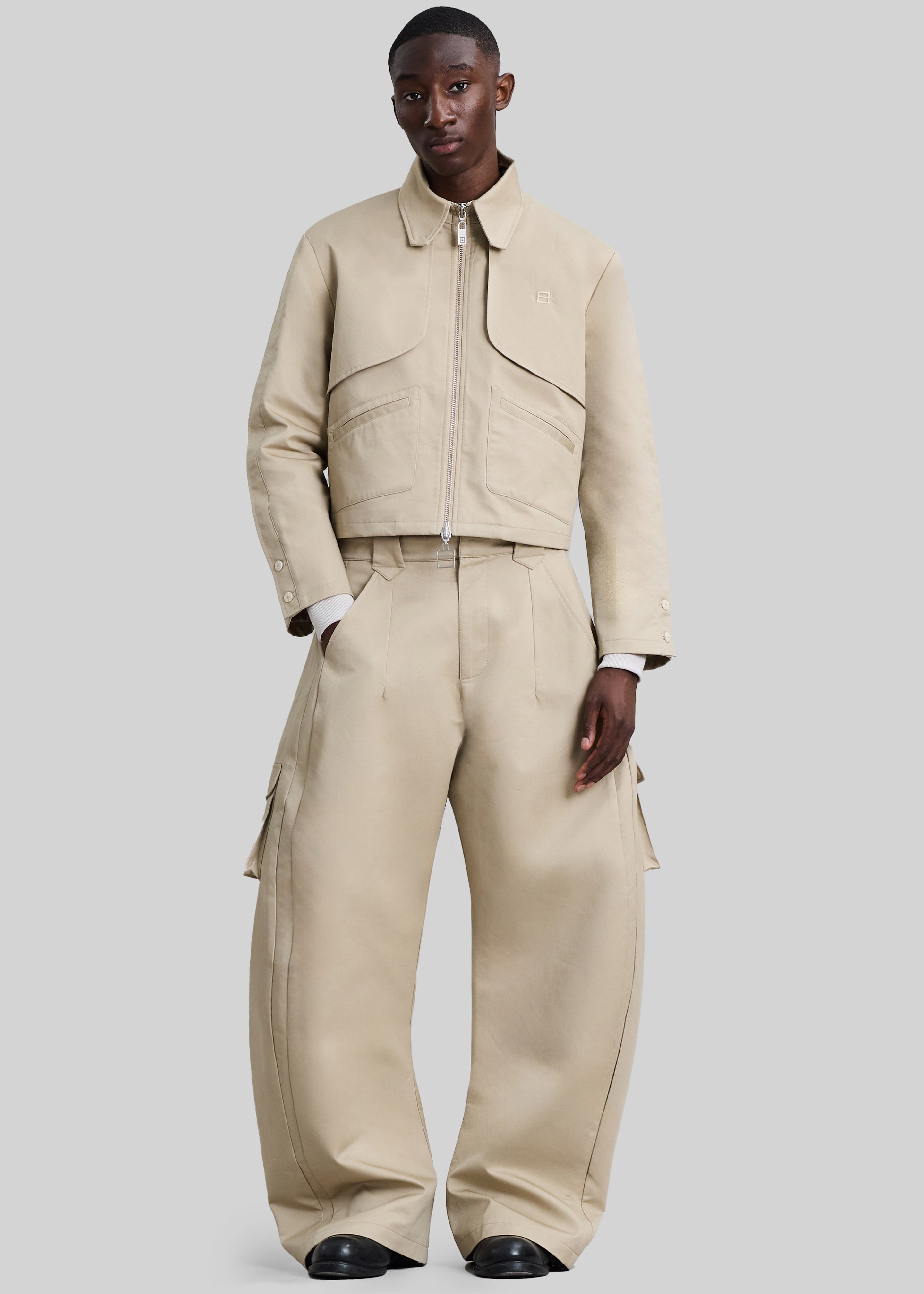 Pieces Uniques Le Cargo Pants Emin - Beige - 6 - [gender-male]