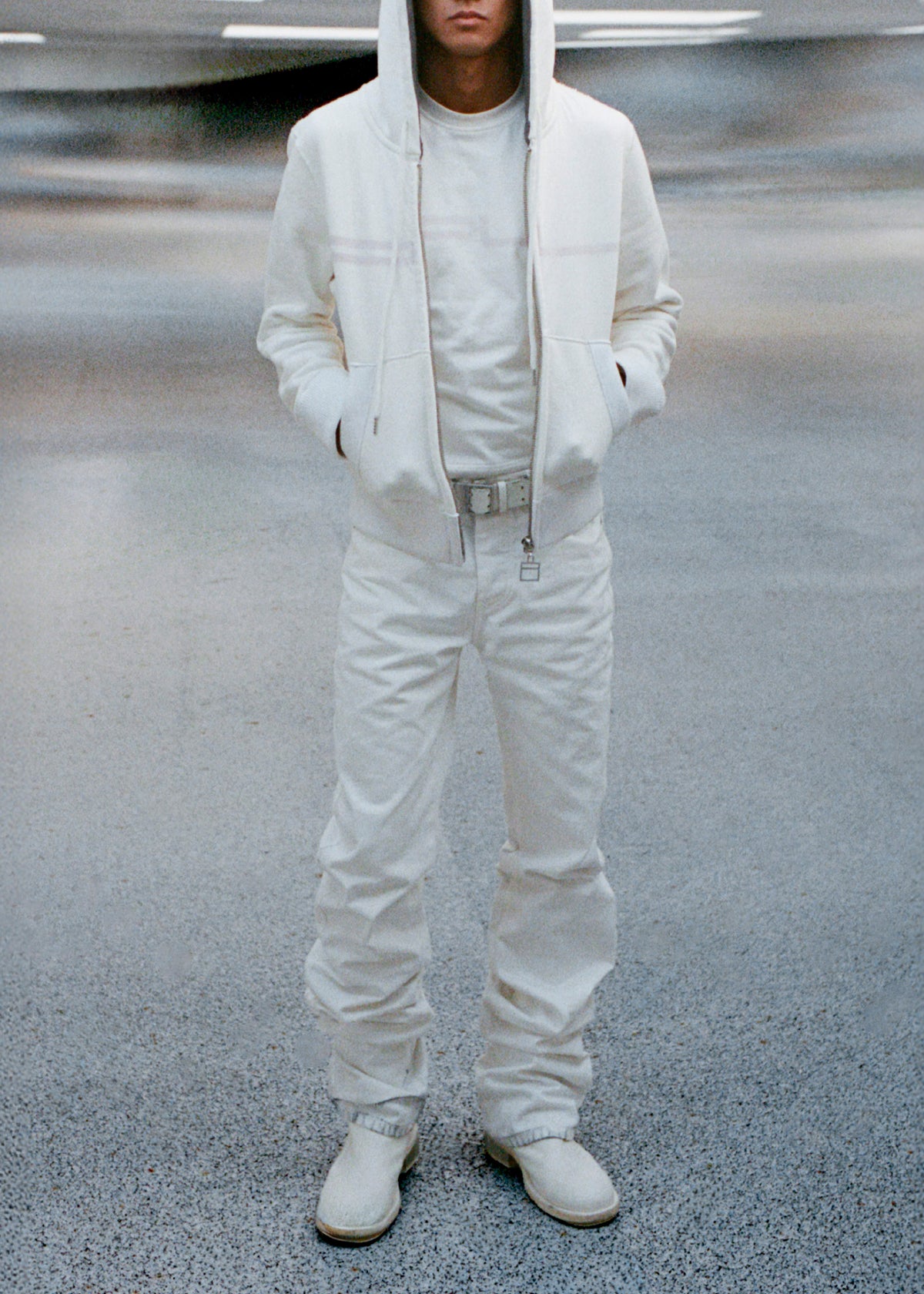 Pieces Uniques Denim Pants - White Wash - 8 - [gender-male]