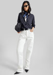 Pieces Uniques Denim Pants - White Wash