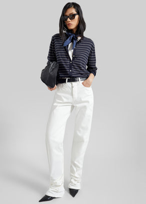 Pieces Uniques Denim Pants - White Wash