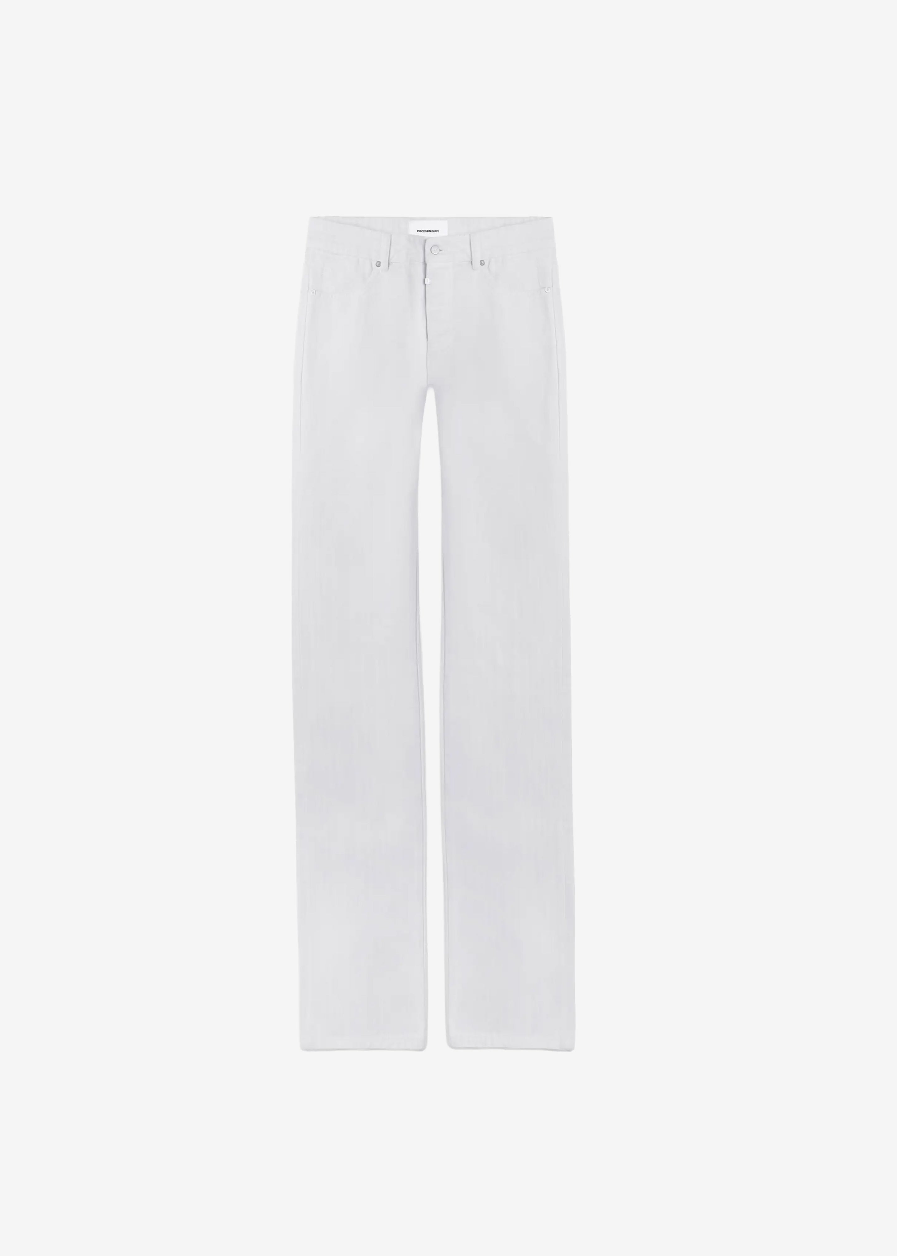 Pieces Uniques Denim Pants - White Wash - 13