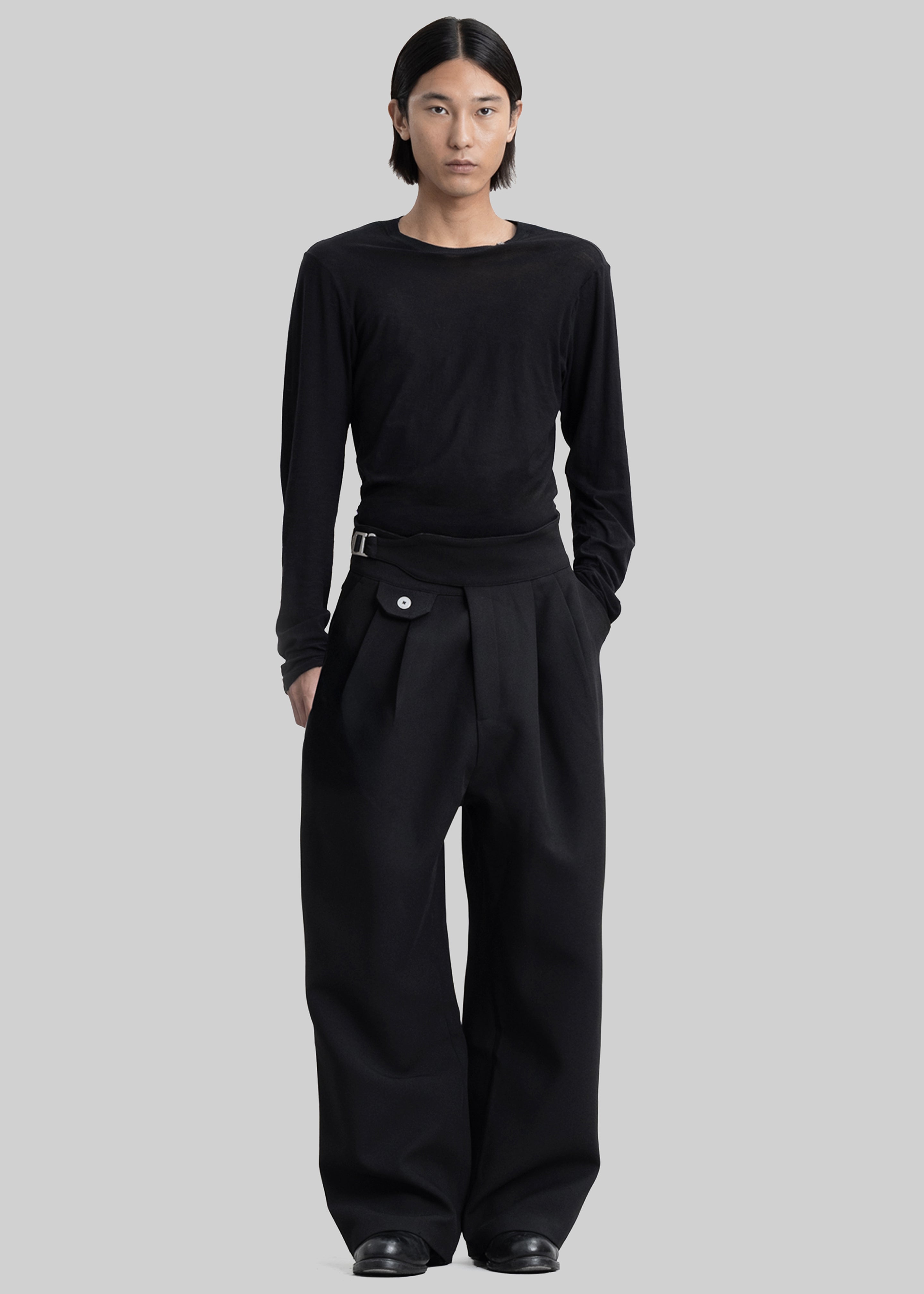 Pieces Uniques Qwan Pants - Black Onyx - 4