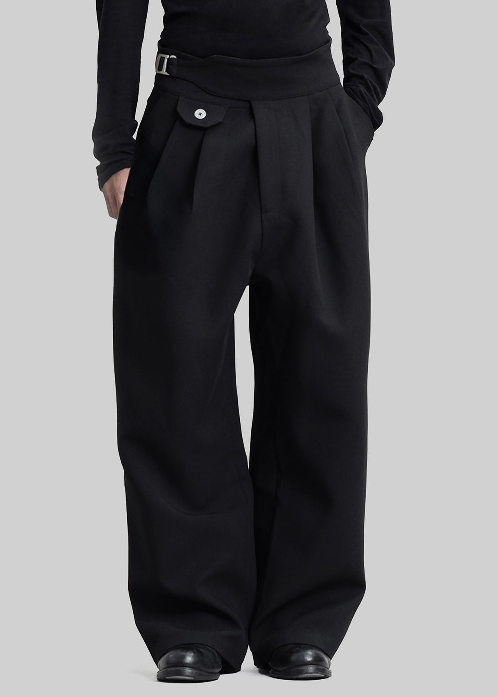 Pieces Uniques Qwan Pants - Black Onyx