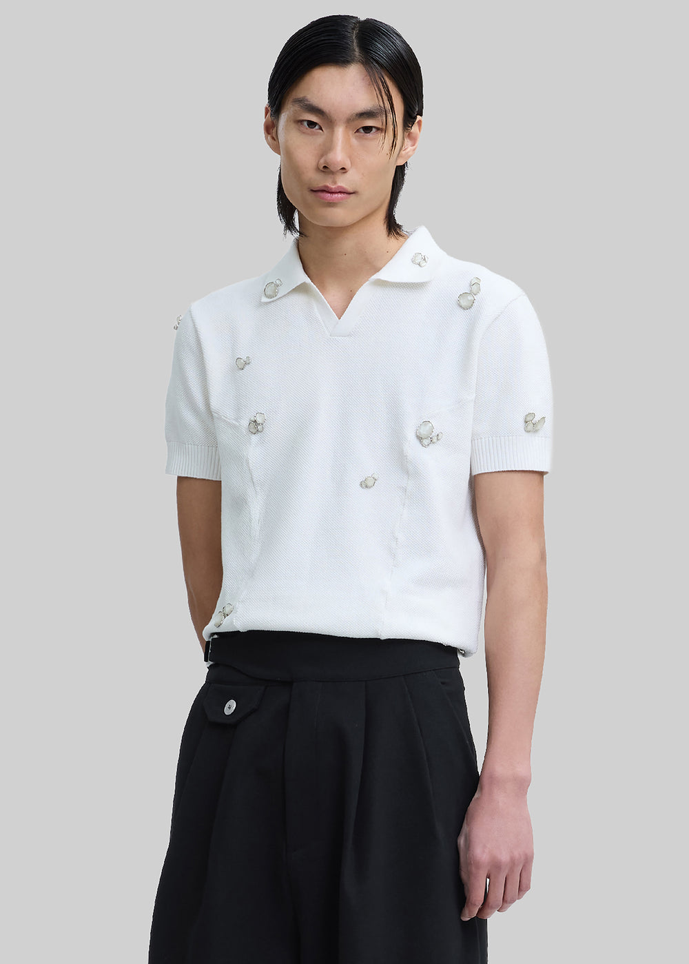 Pieces Uniques Polo Shirt - White Wash