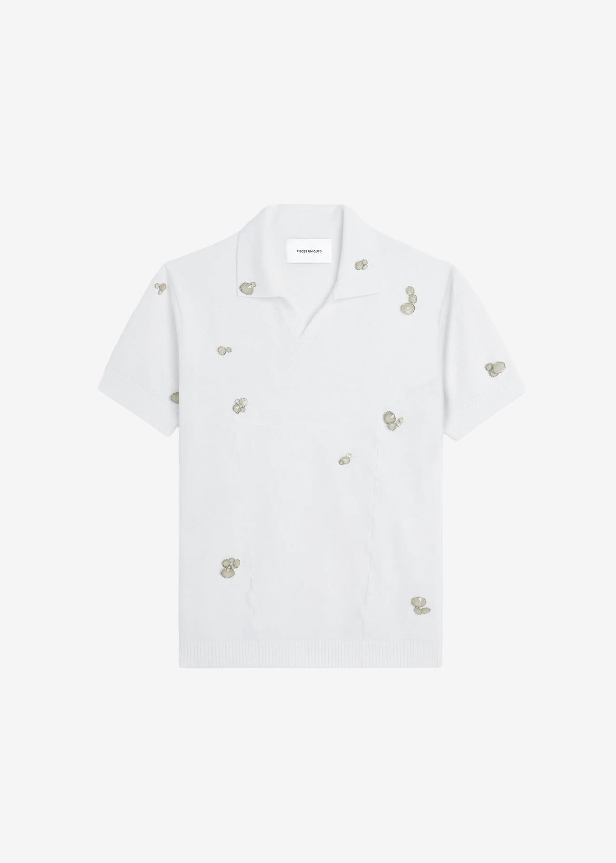 Pieces Uniques Polo Shirt - White Wash - 10
