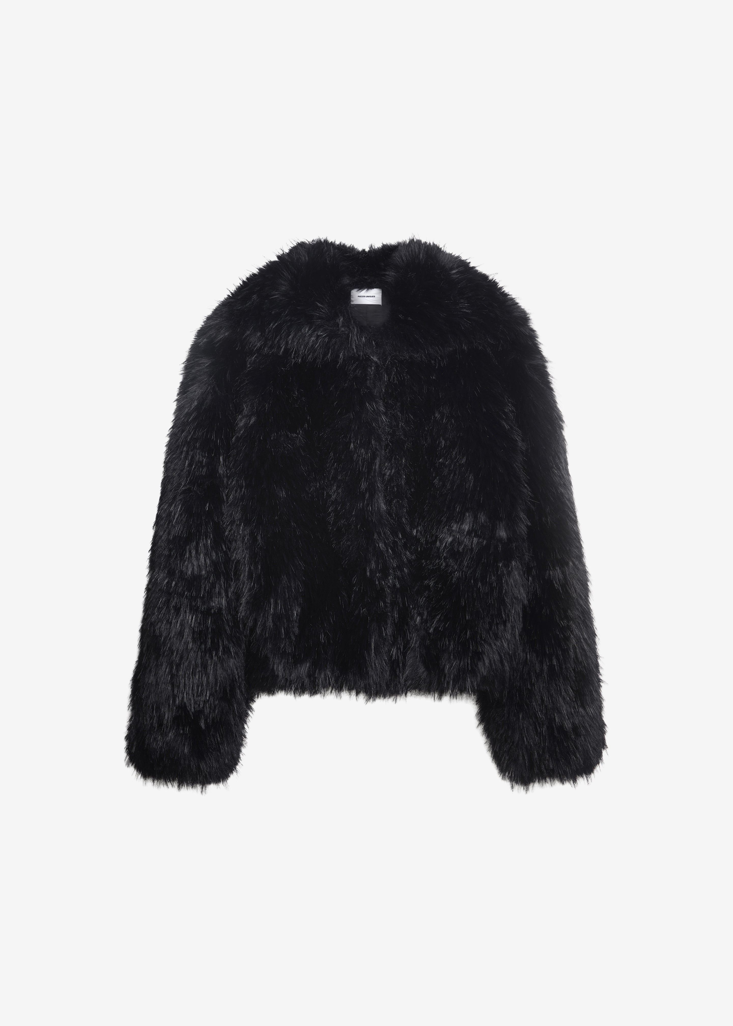 Pieces Uniques Le Sailor Faux Fur Sweatshirt - Black - 14