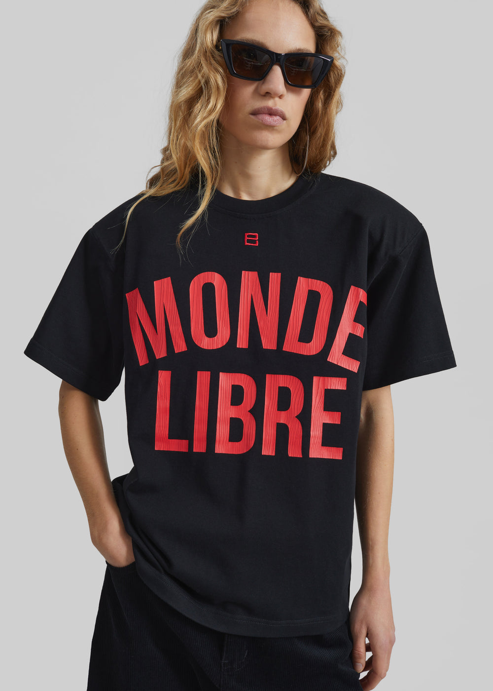 Pieces Uniques Monde Libre T-Shirt - Black - 1