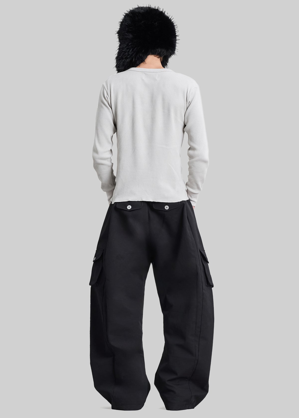 Pieces Uniques Monde Libre Thermal T-Shirt - Grey - 5