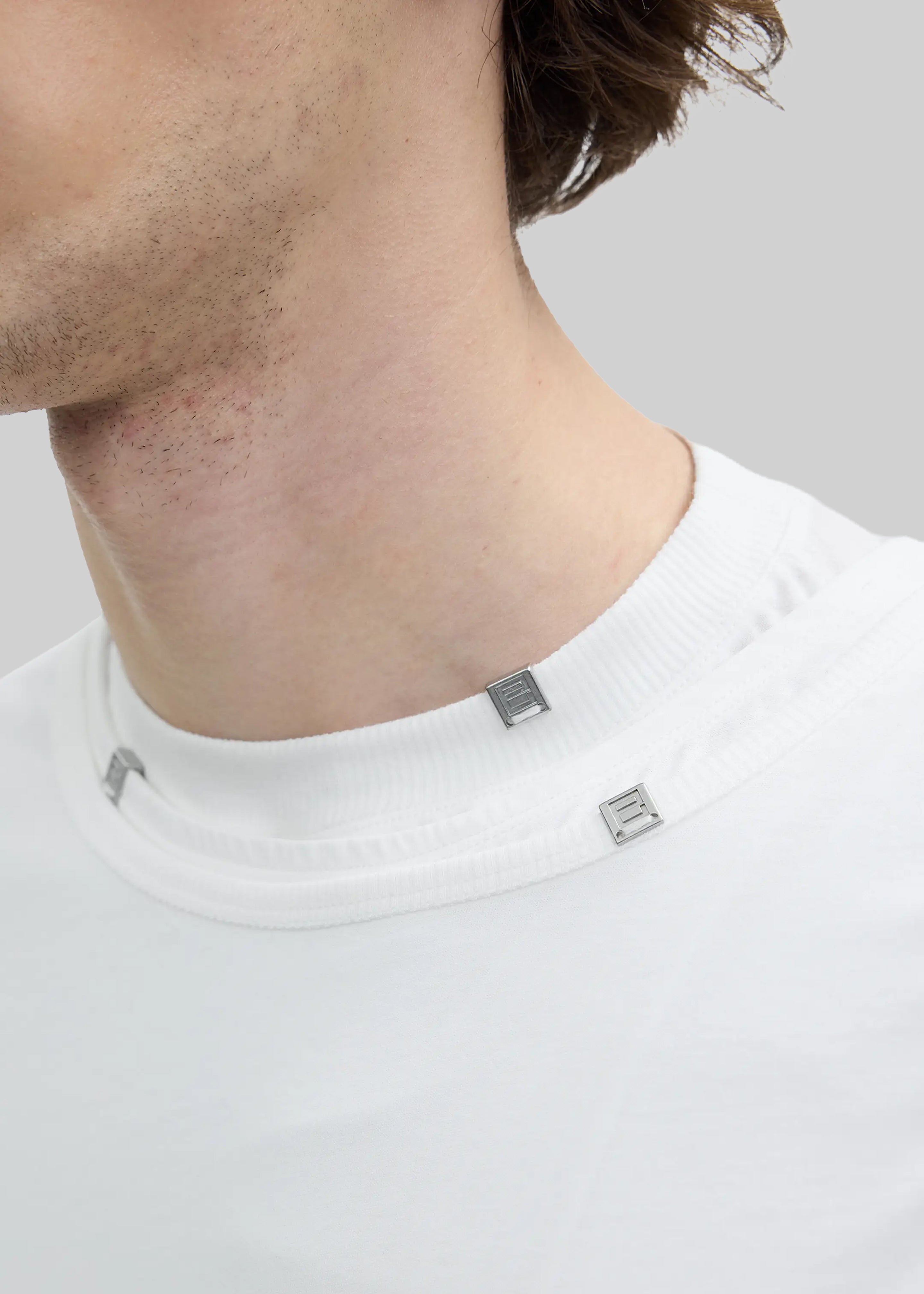 Pieces Uniques Sukashi Multi Top - White - 2