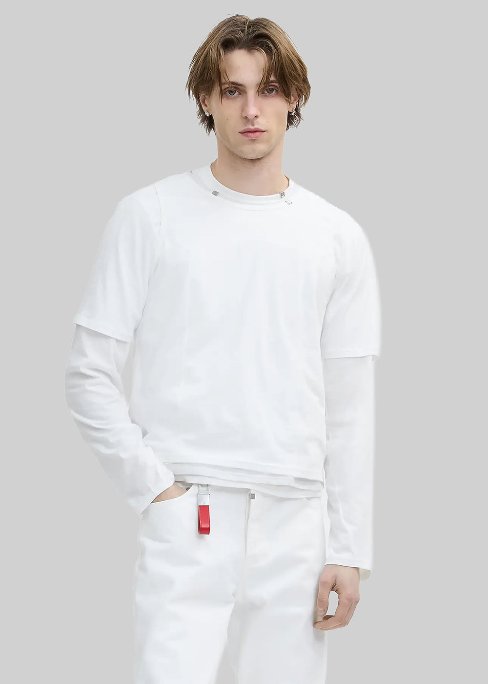 Pieces Uniques Sukashi Multi Top - White