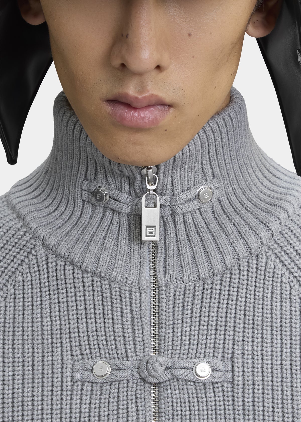 Pieces Uniques Ma Gua Zip Up Sweater - Jian Grey - 3