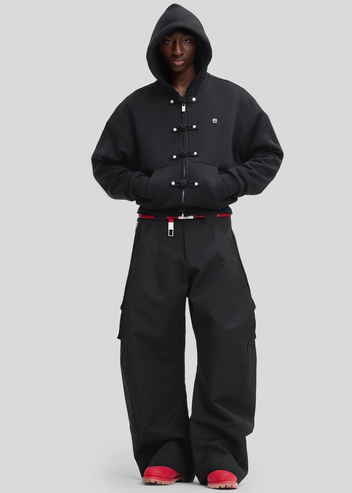 Shop the look image for Pieces Uniques Ma Gua Hoodie - Moshui Black