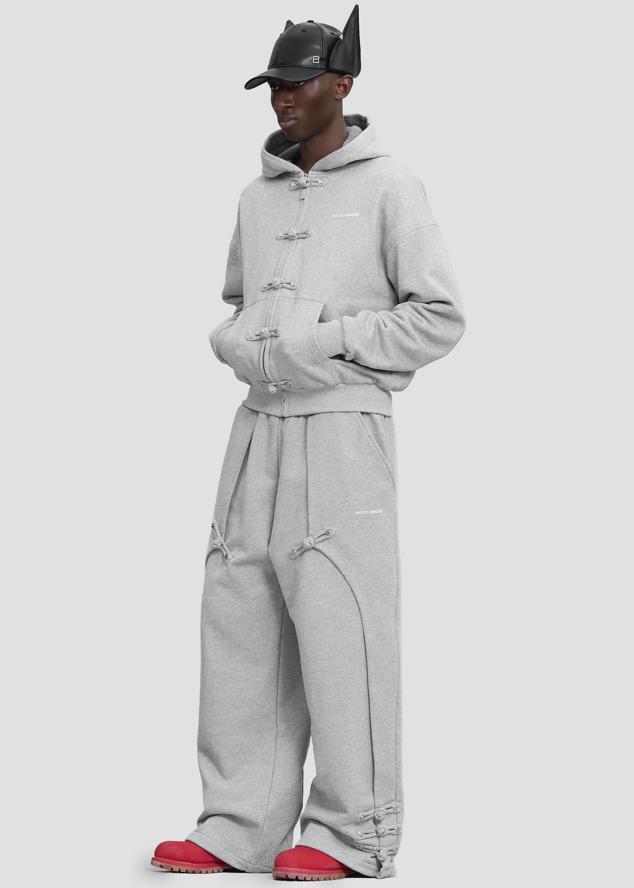 Shop the look image for Pieces Uniques Ma Gua Joggers - Jian Grey