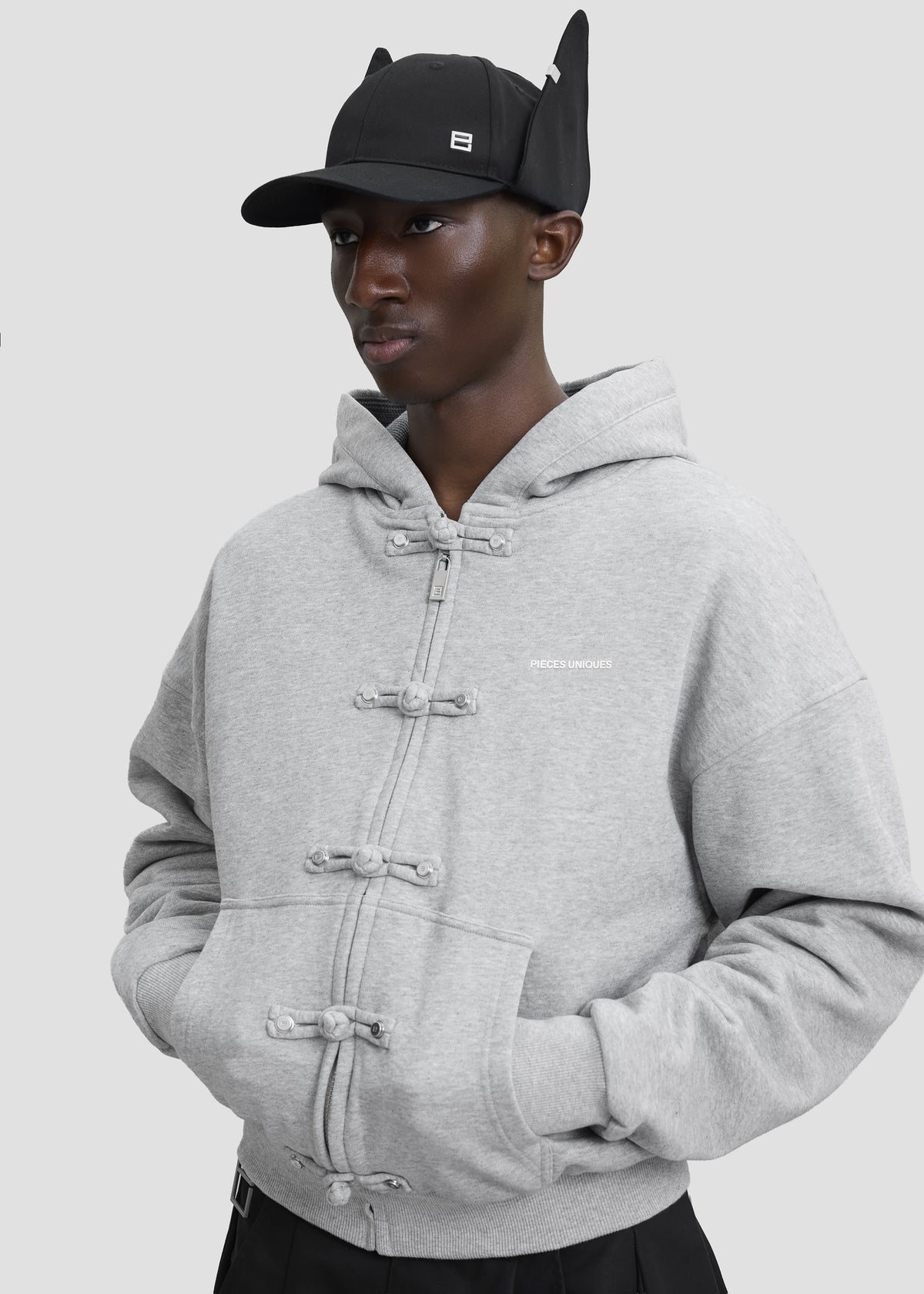 Pieces Uniques Ma Gua Hoodie - Jian Grey - 1