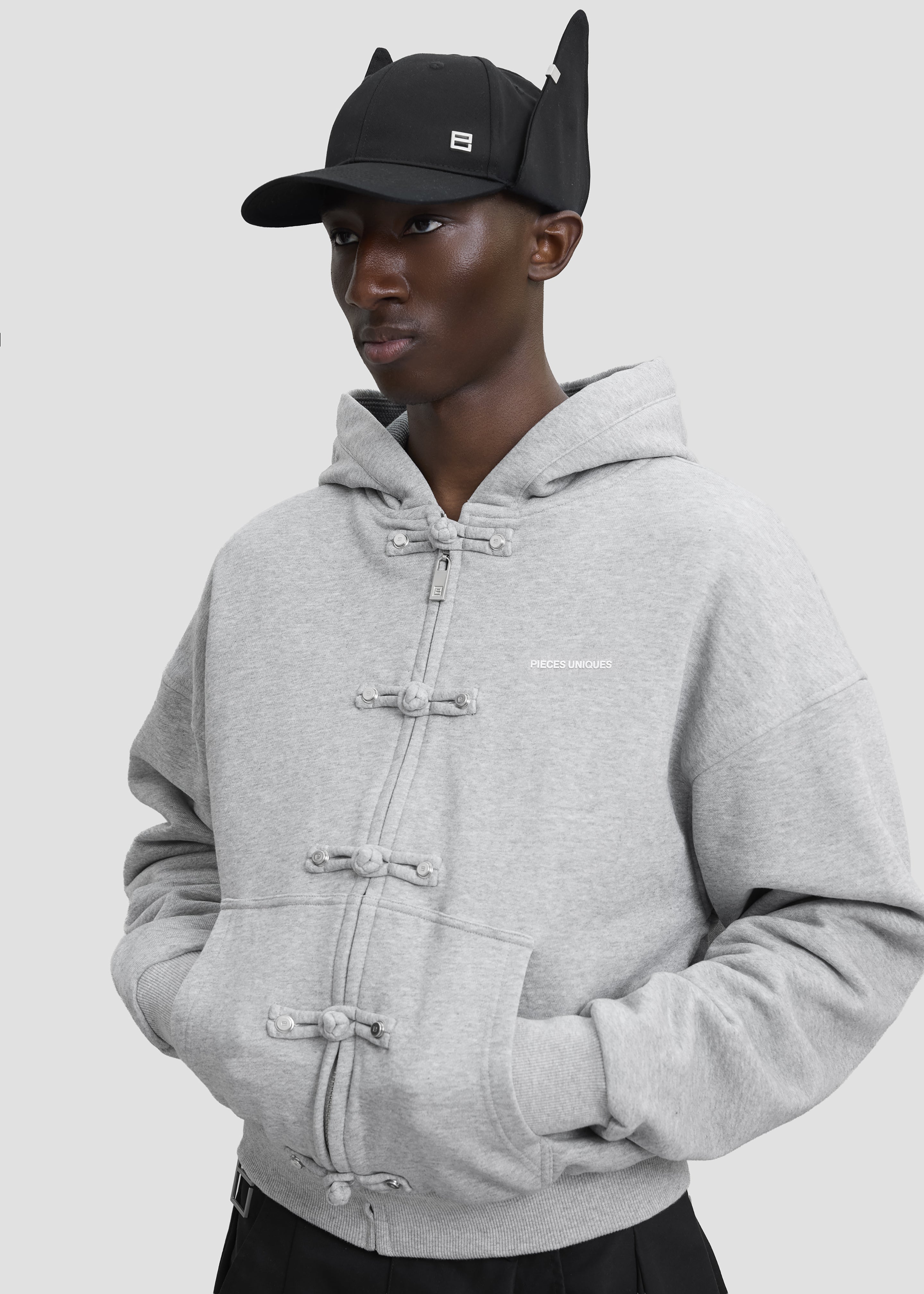Pieces Uniques Ma Gua Hoodie - Jian Grey - 1