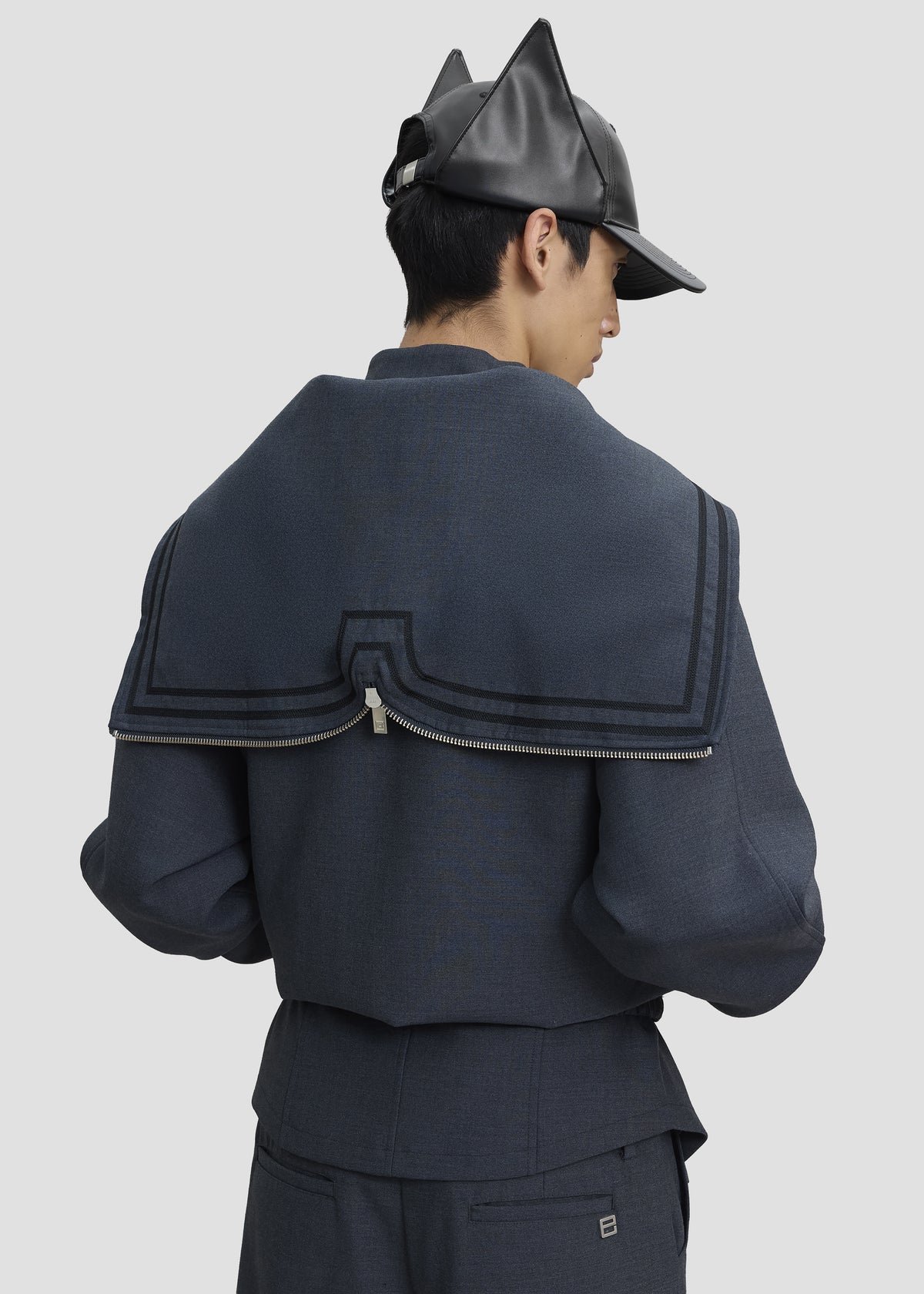 Pieces Uniques Seifuku Shirt - Ashen Sky - 3