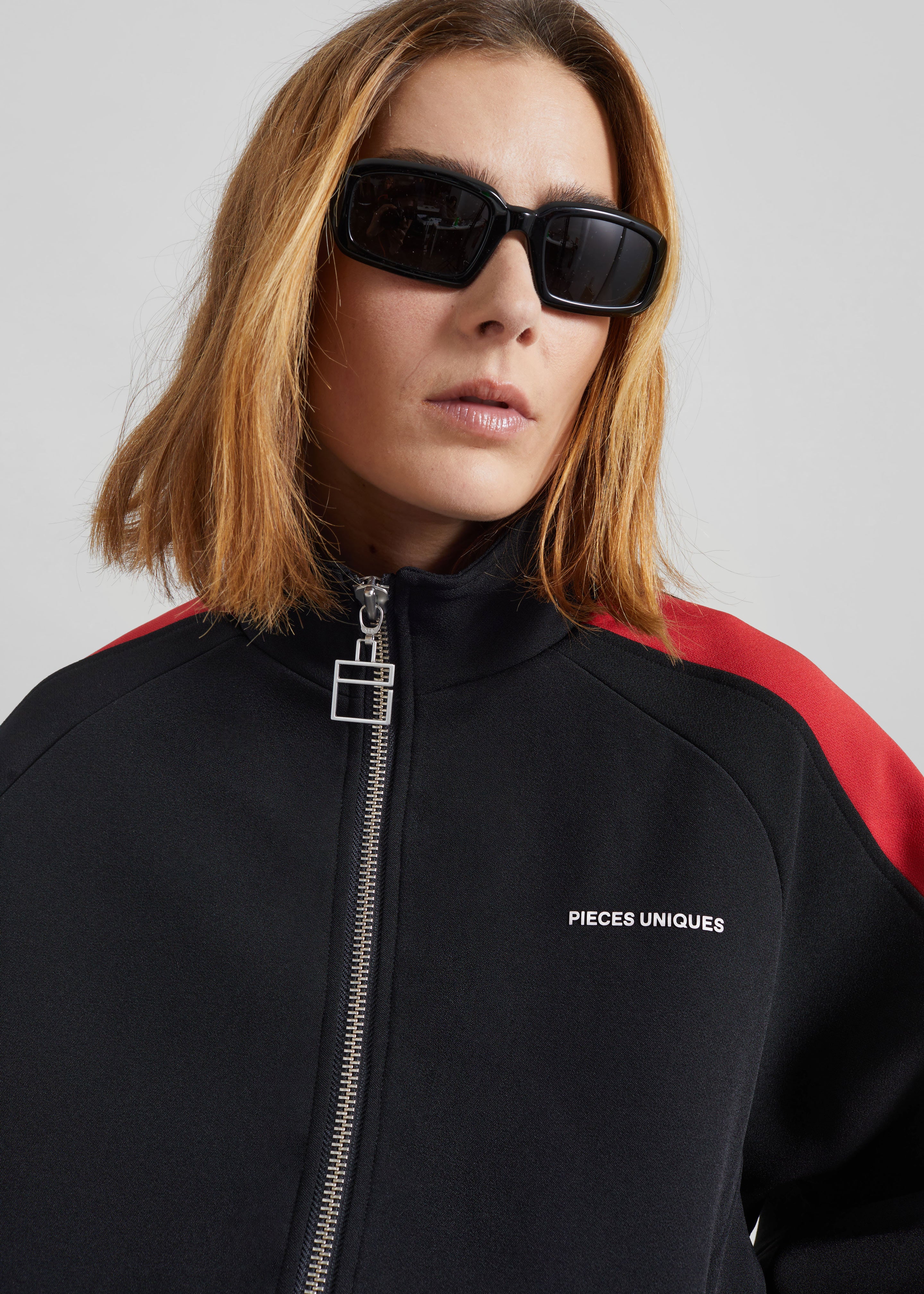 Pieces Uniques The Zayn Track Jacket - Black – The Frankie Shop