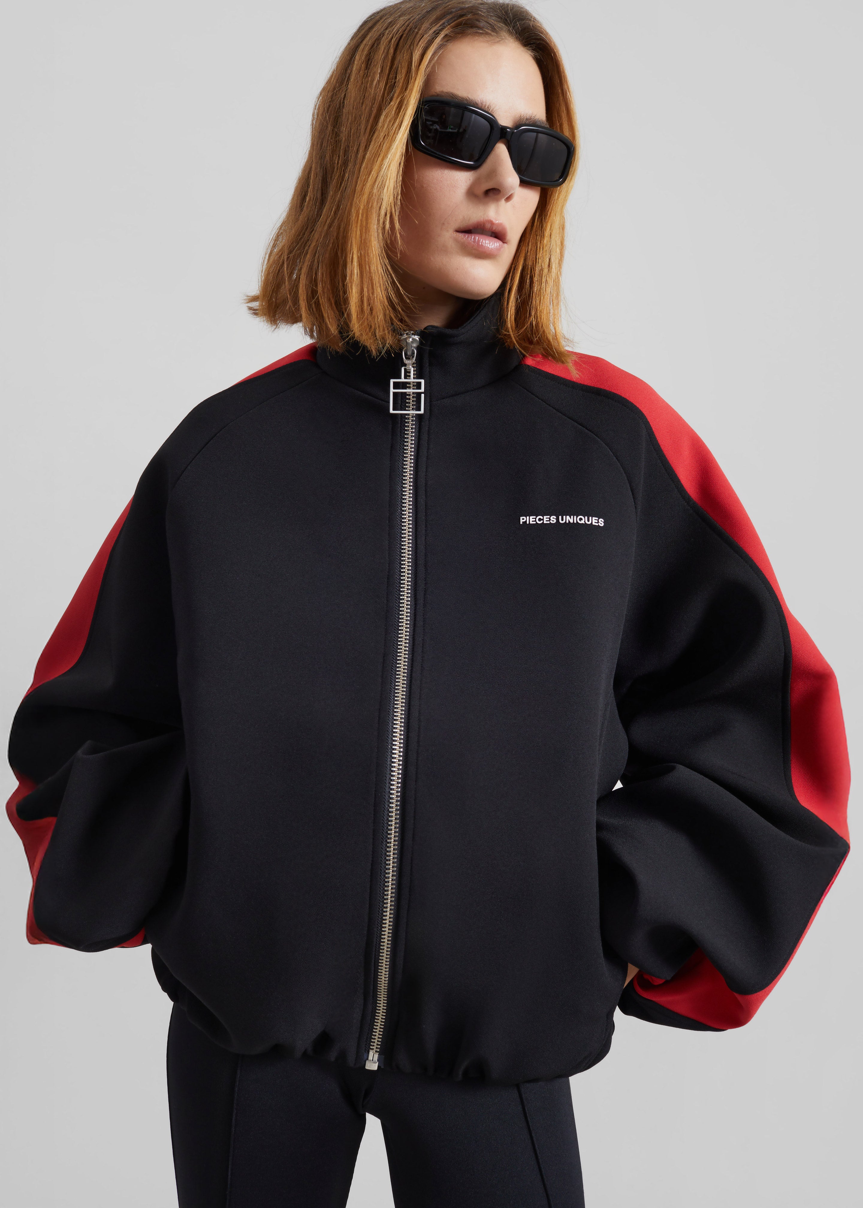 Pieces Uniques The Zayn Track Jacket - Black – The Frankie Shop