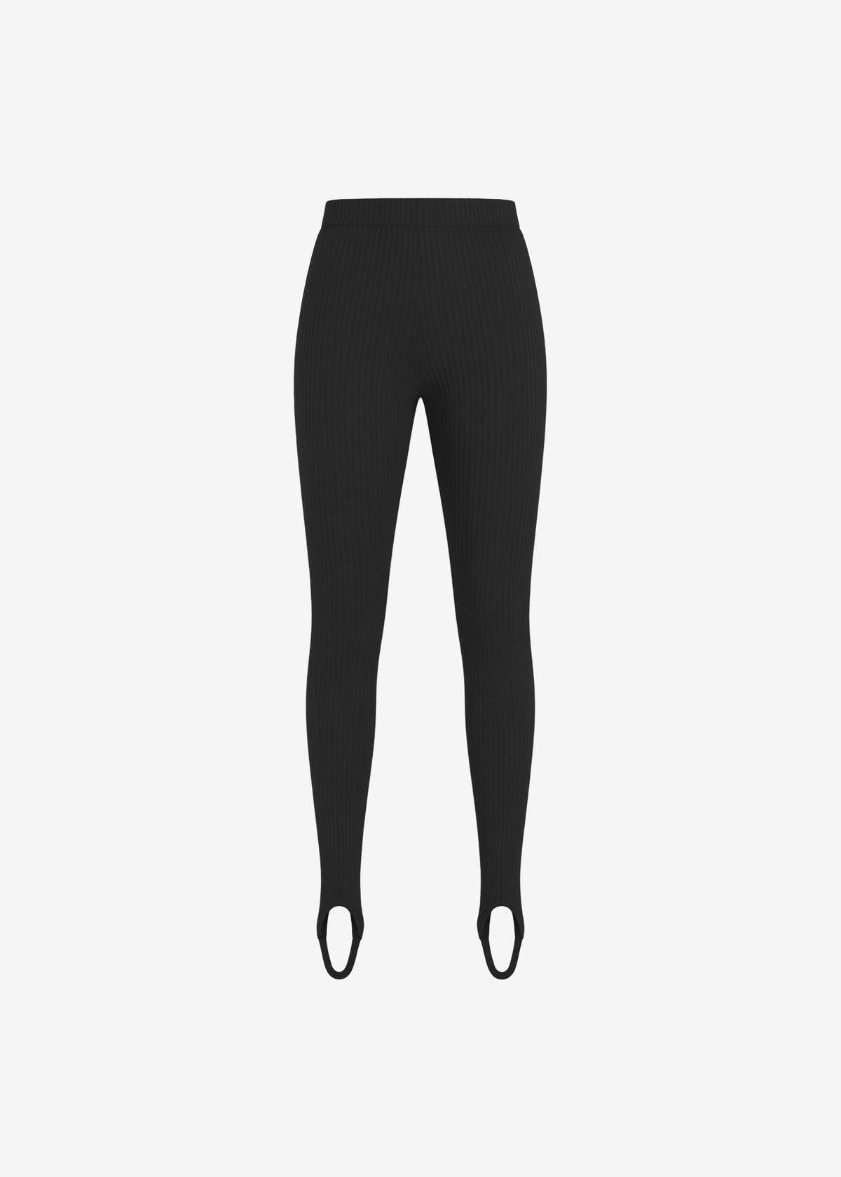 Piuma Knit Stirrup Leggings - Black - 10