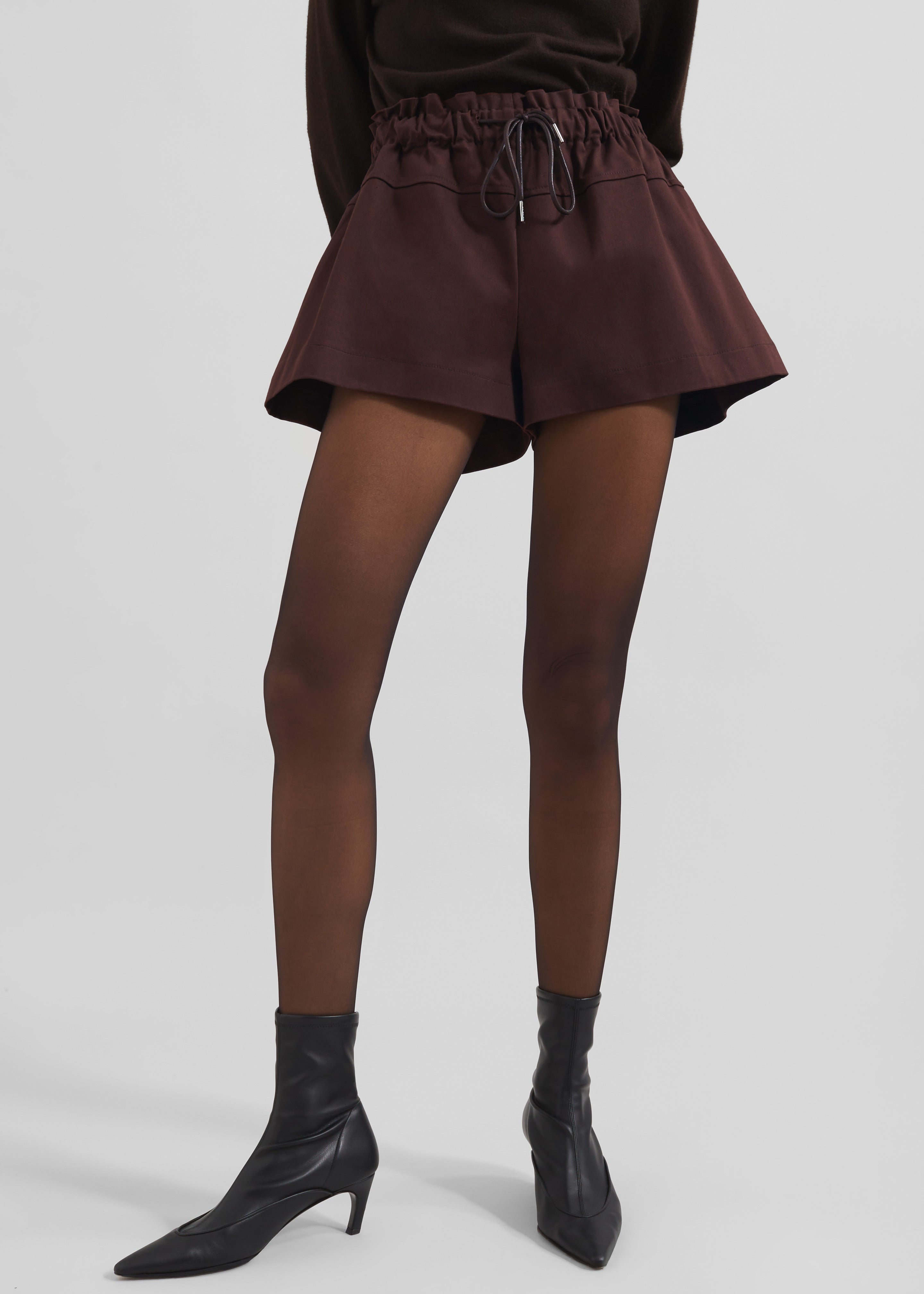 Pomona Shorts - Burgundy – The Frankie Shop