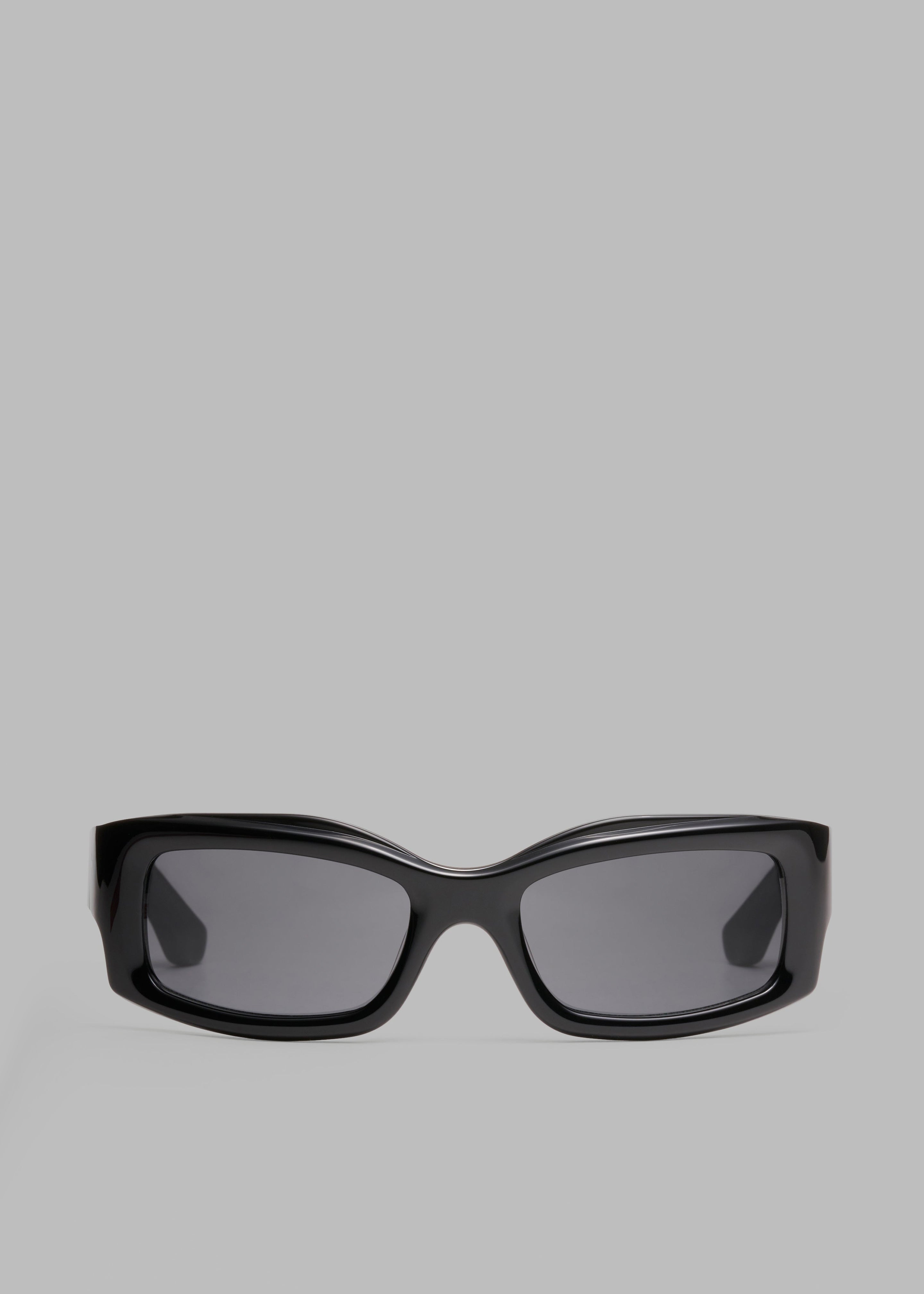 Port Tanger Addis Sunglasses - Black Acetate/Black Lens - 2 - [gender-male]