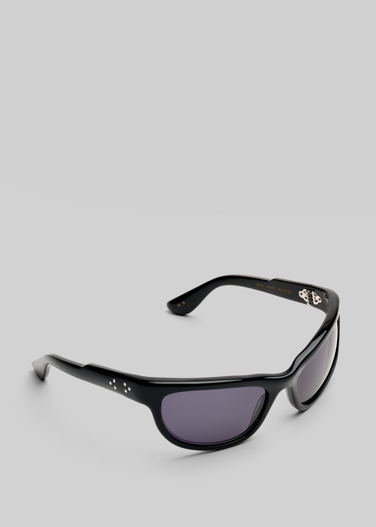 Port Tanger Agha Sunglasses - Black Acetate / Black Lens - 3