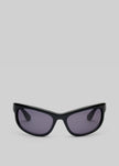 Port Tanger Agha Sunglasses - Black Acetate / Black Lens