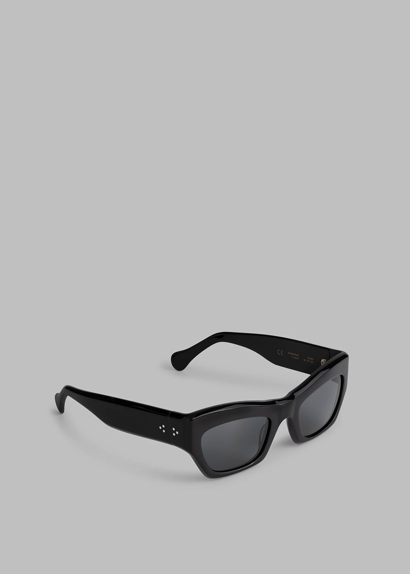 Port Tanger Ayreen Sunglasses - Black Acetate/Black Lens - 1