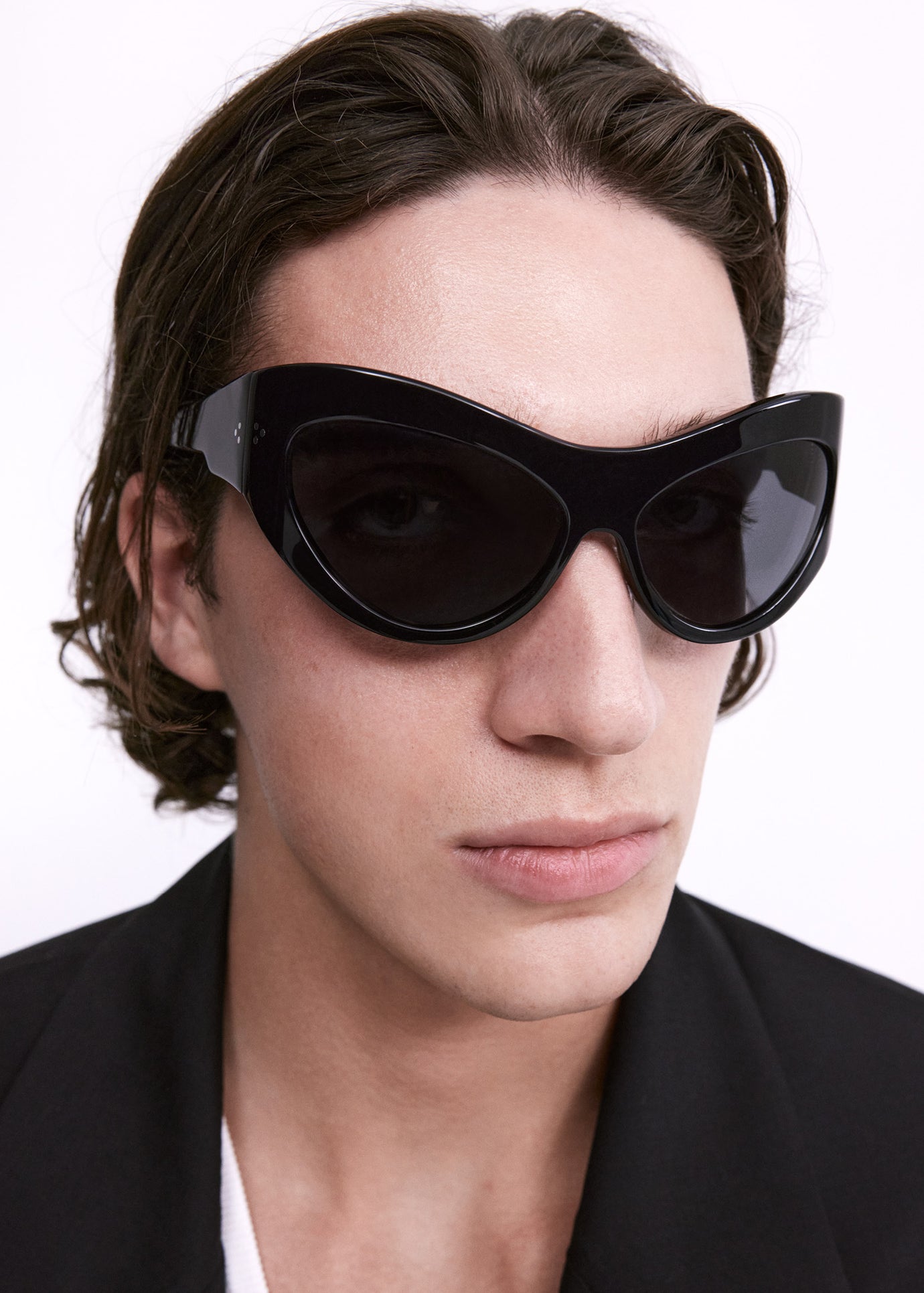 Port Tanger Darya Sunglasses - Black Acetate/Black Lens - 1