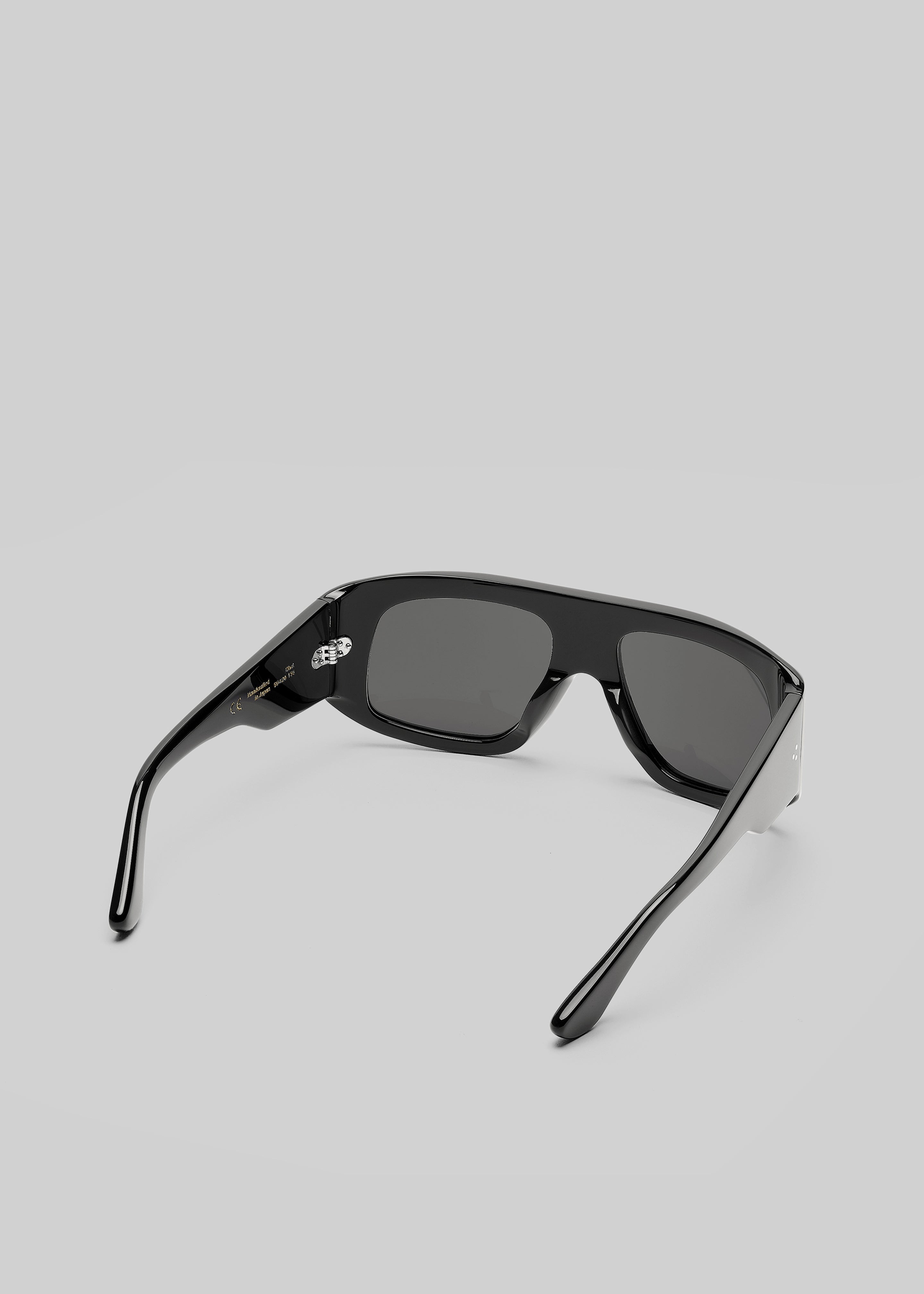 Port Tanger Dhat Sunglasses - Black Acetate/Black Lens - 6