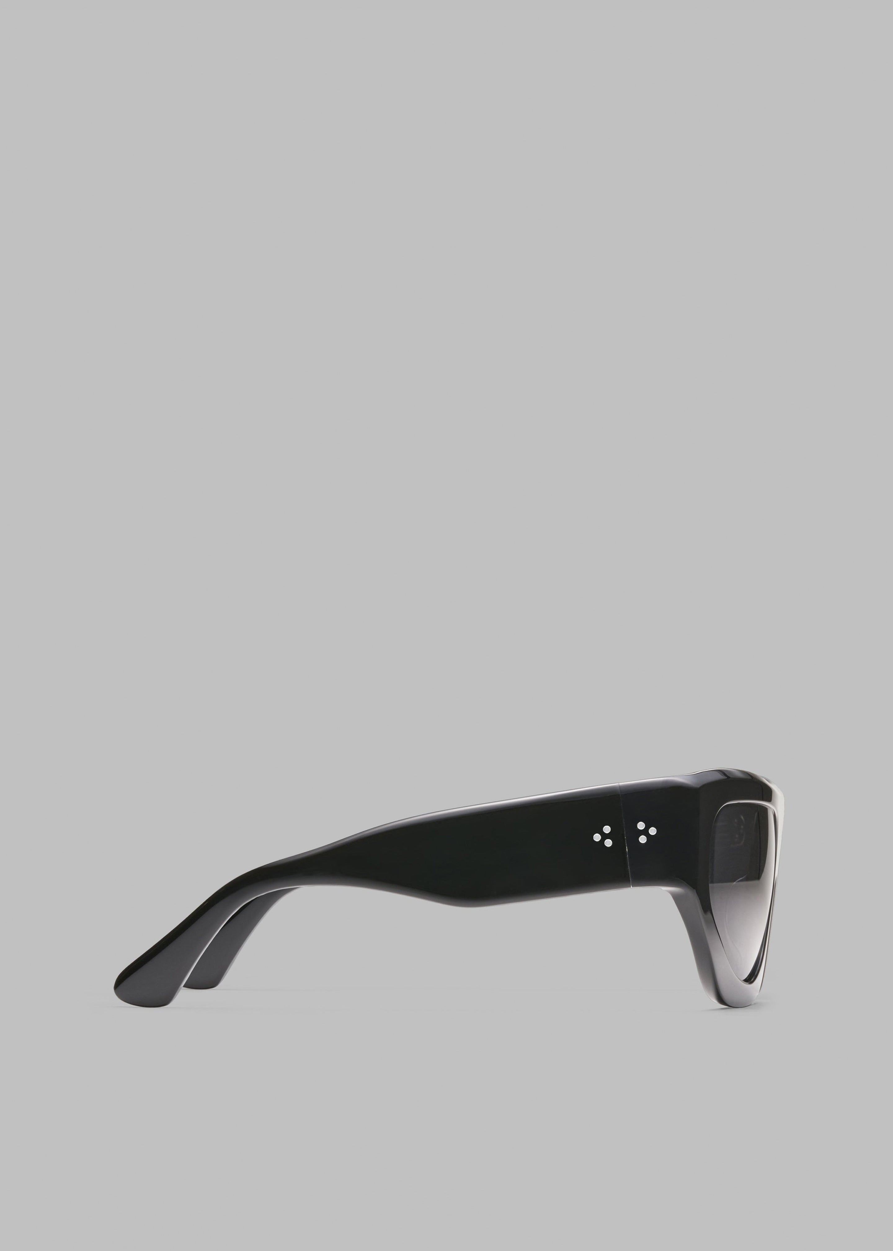 Port Tanger Dost Sunglasses - Black Acetate/Black Lens - 7