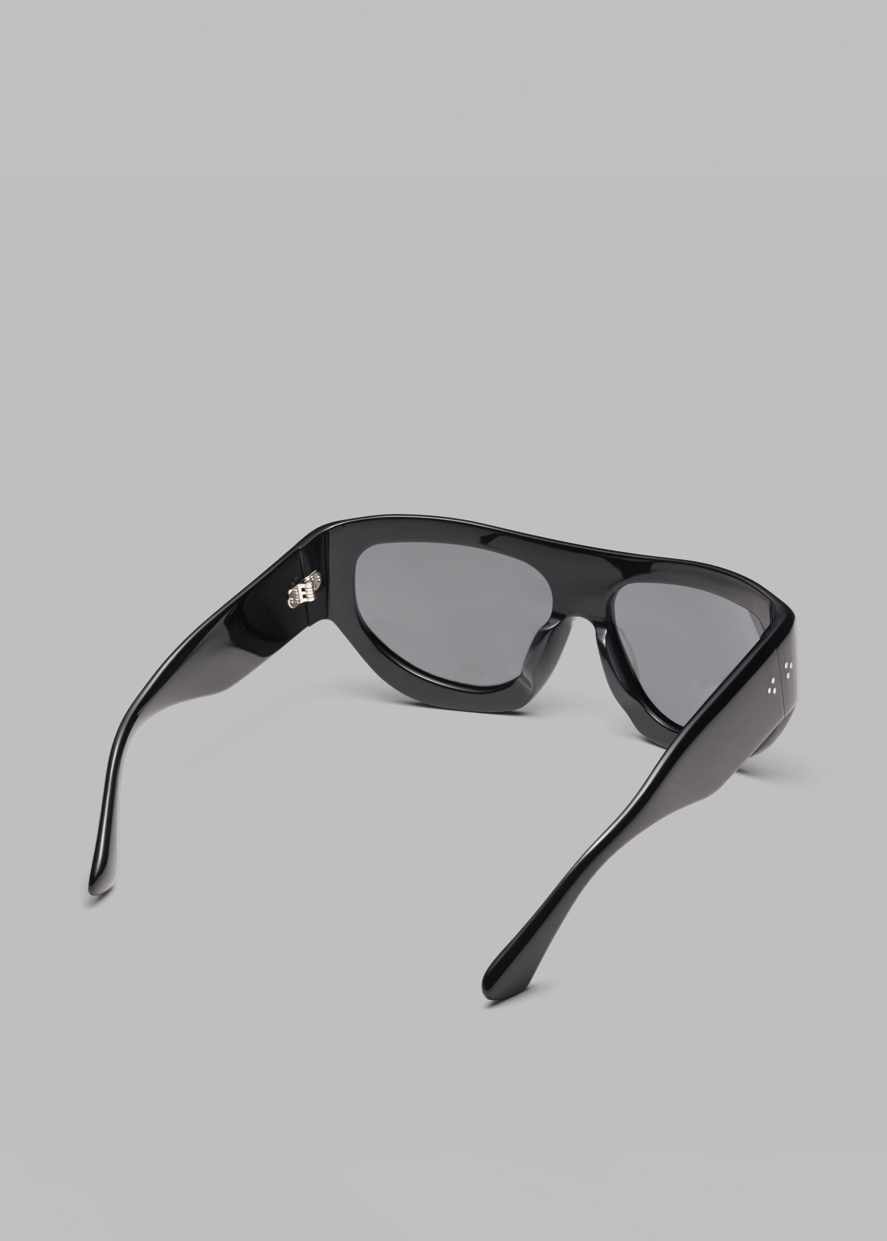 Port Tanger Dost Sunglasses - Black Acetate/Black Lens - 10