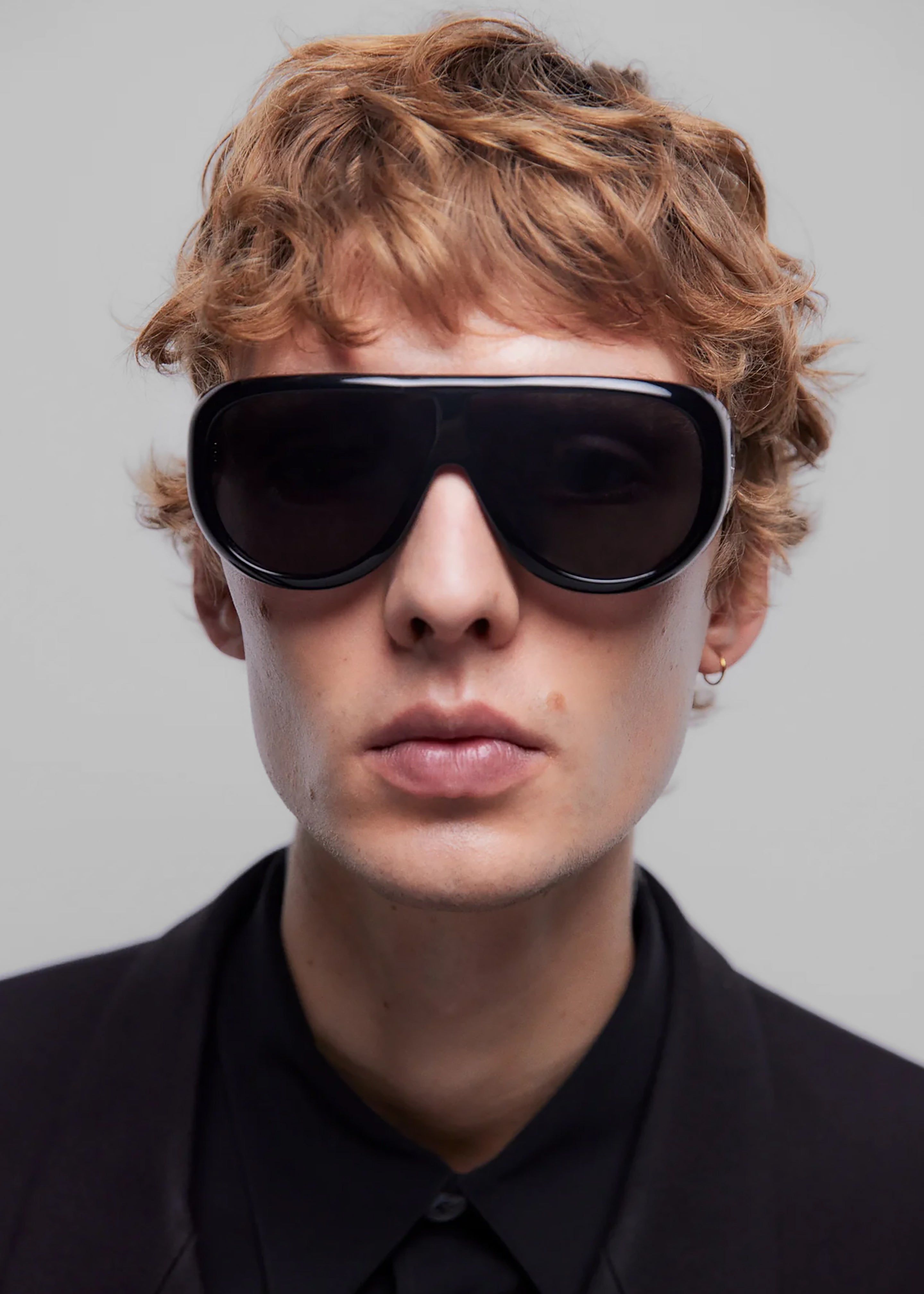 Port Tanger Gambia Sunglasses - Black Acetate/Black Lens - 7 - [gender-male]