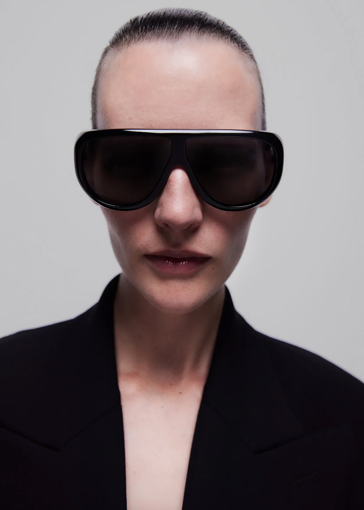 Port Tanger Gambia Sunglasses - Black Acetate/Black Lens - 4