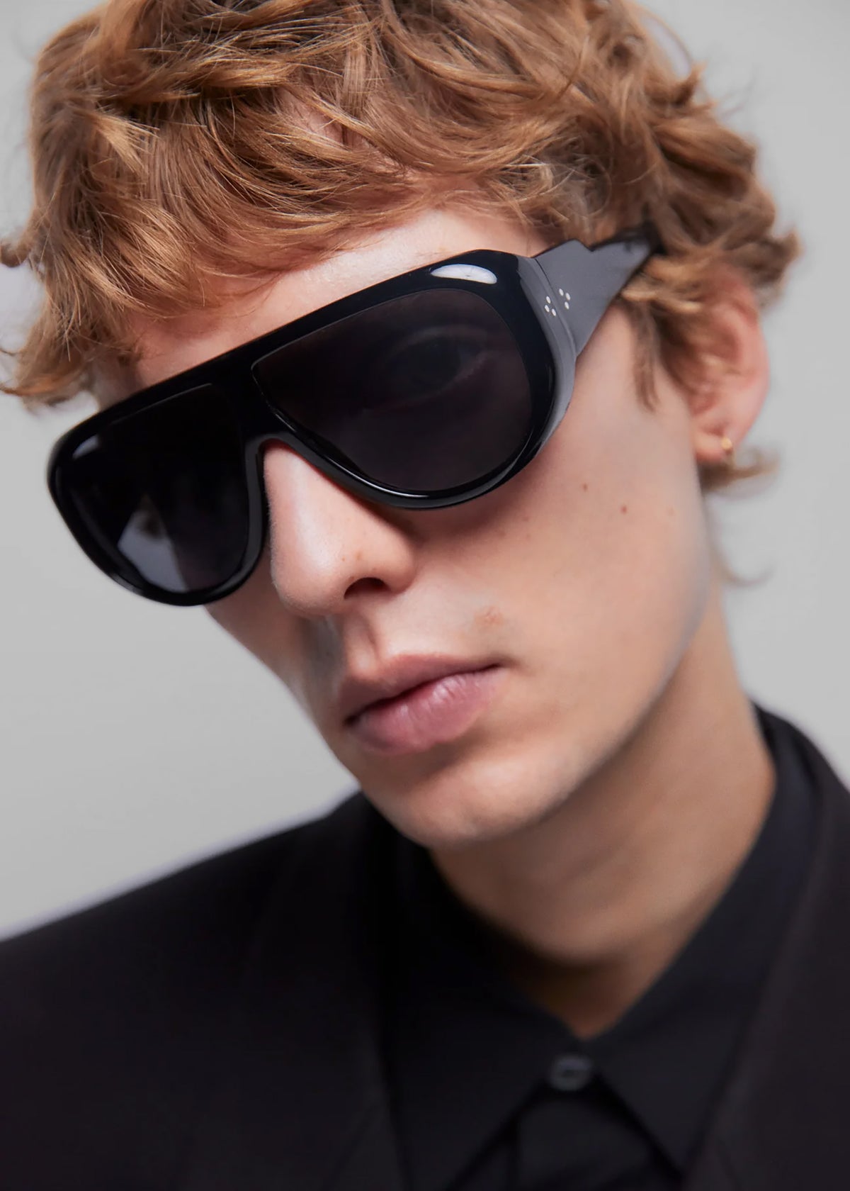 Port Tanger Gambia Sunglasses - Black Acetate/Black Lens - 6 - [gender-male]