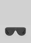 Port Tanger Gambia Sunglasses - Black Acetate/Black Lens
