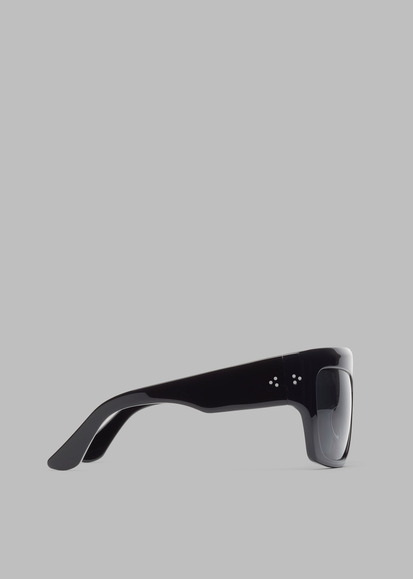 Port Tanger Hal Sunglasses - Black Acetate/Black Lens - 1