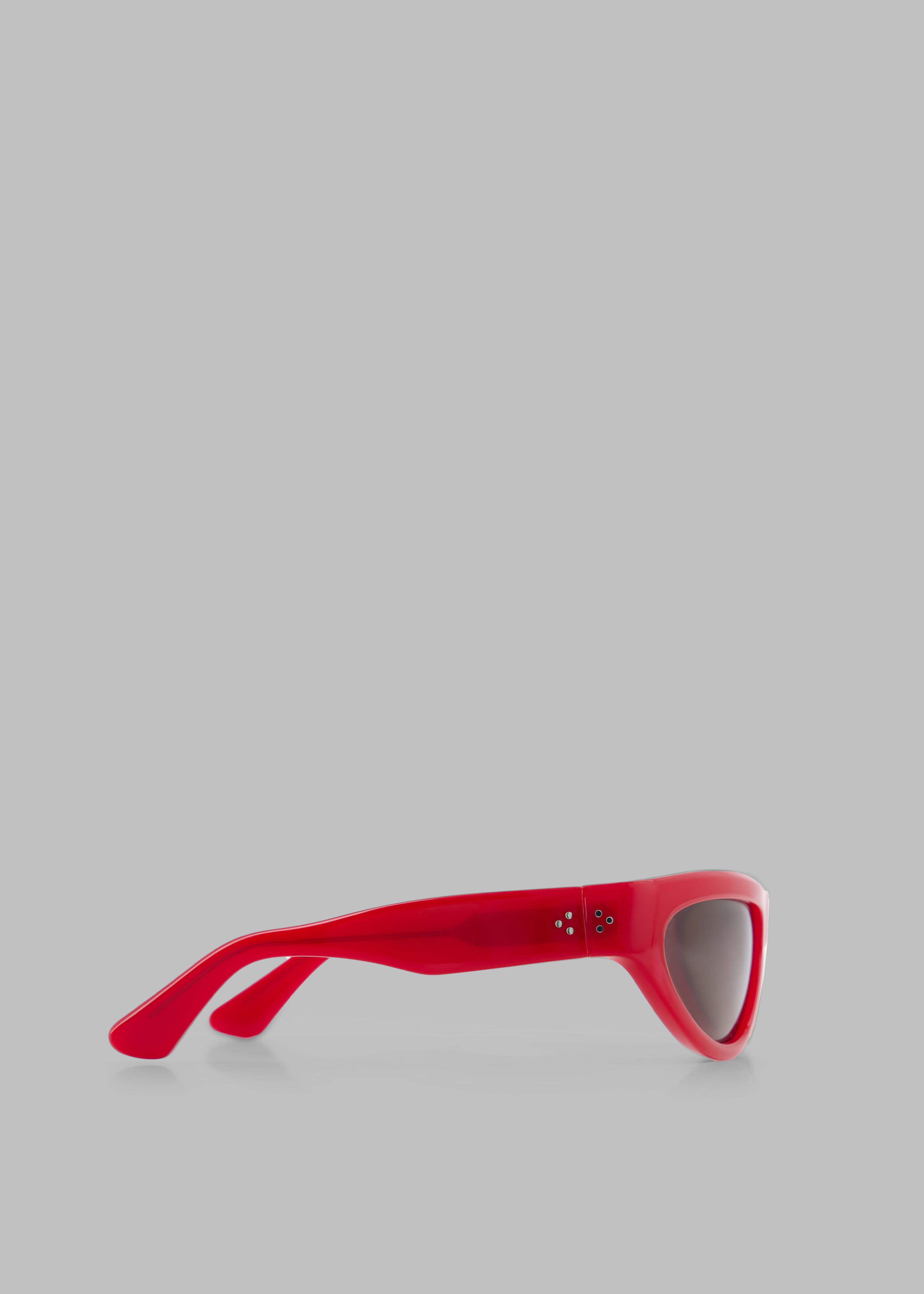 Port Tanger Malick Sunglasses - Incense Red Acetate/Tobacco Lens - 5