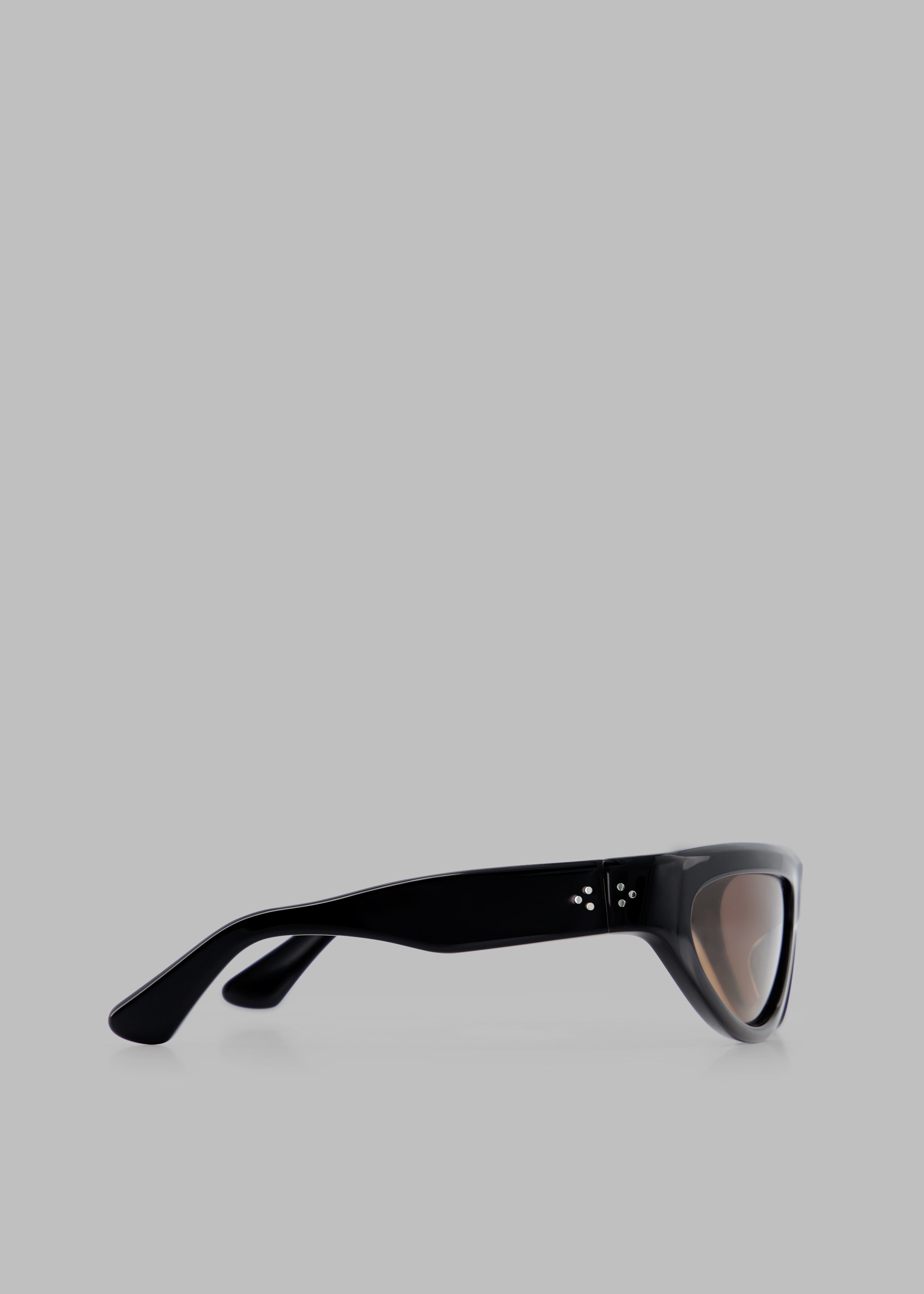 Port Tanger Malick Sunglasses - Black Acetate/Tobacco Lens - 5