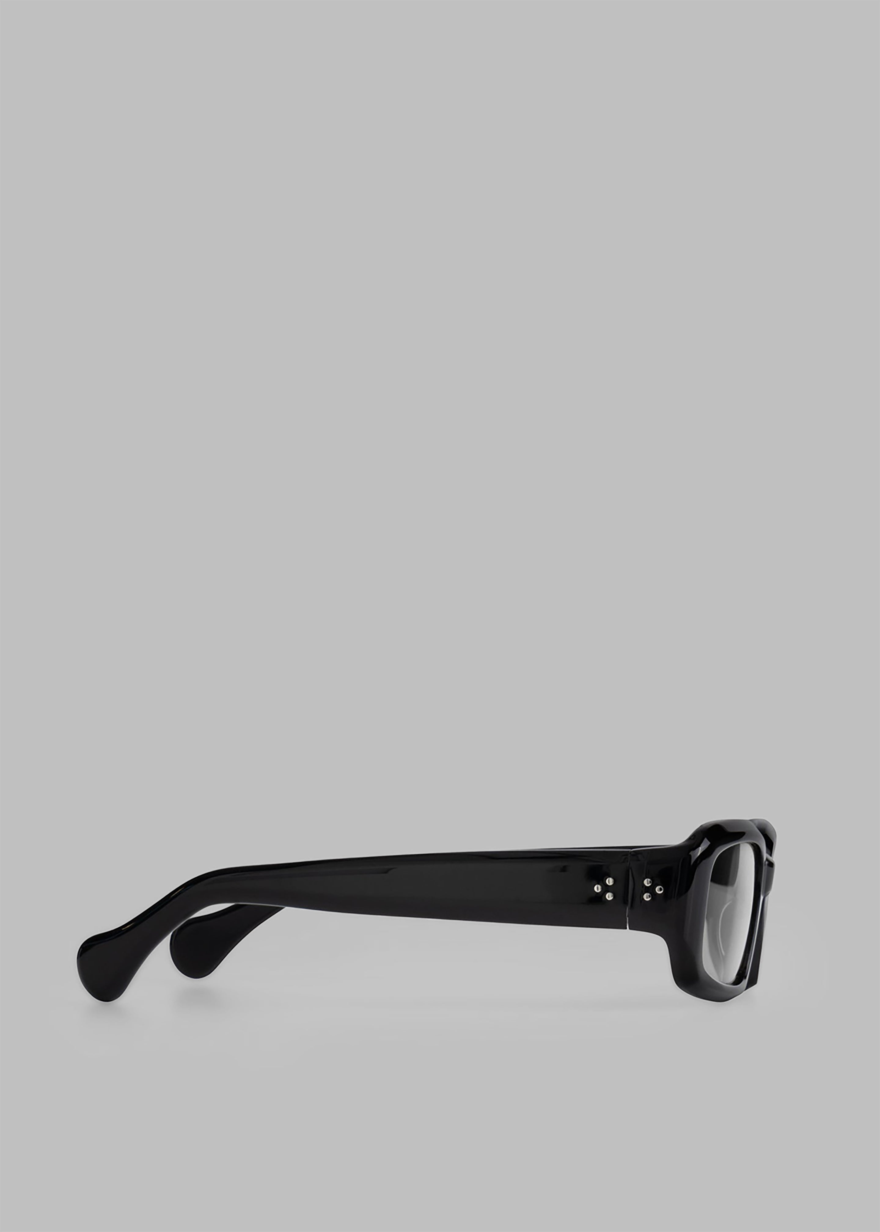 Port Tanger Mektoub Sunglasses - Black Acetate/Black Lens - 6