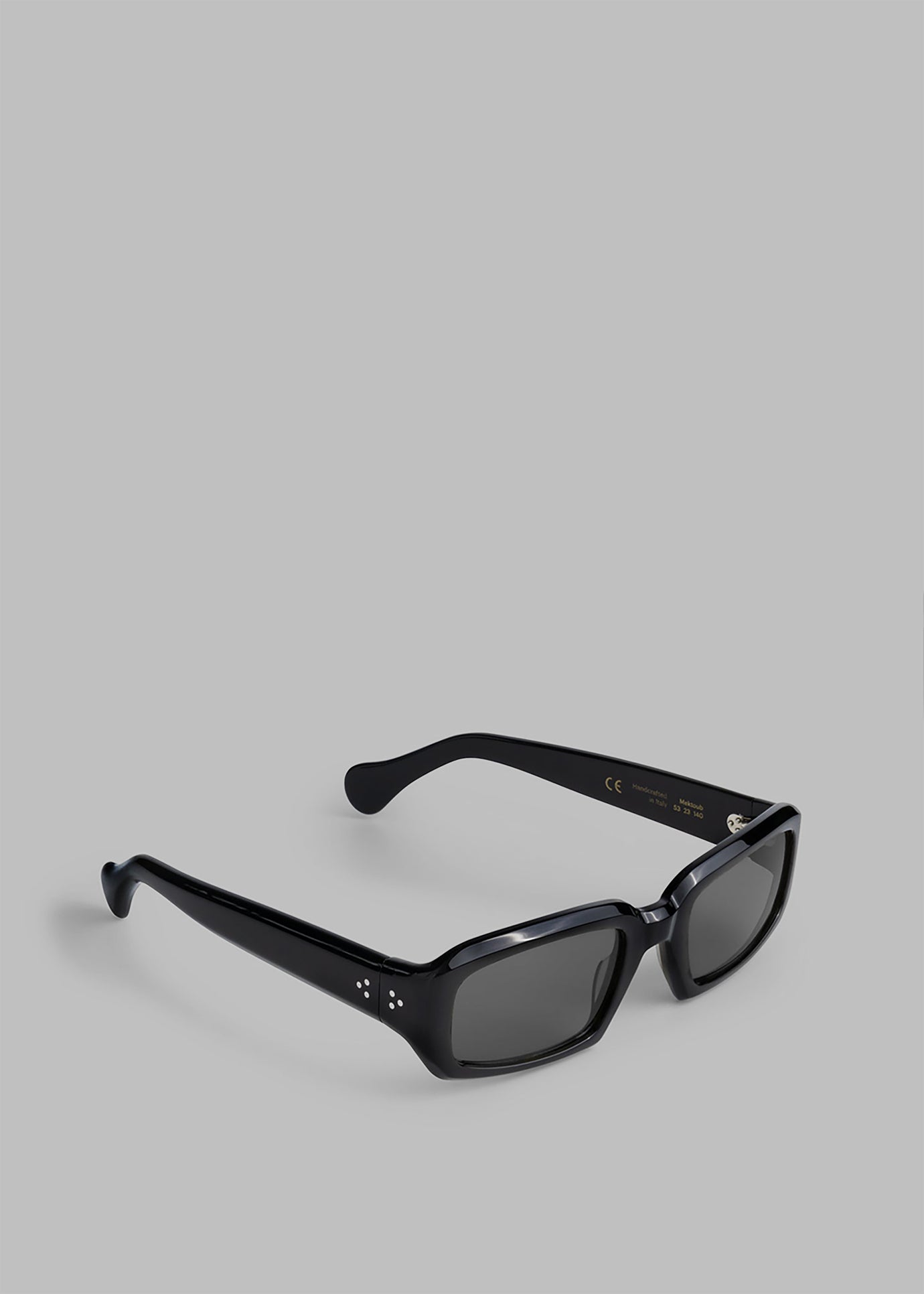 Port Tanger Mektoub Sunglasses - Black Acetate/Black Lens - 1