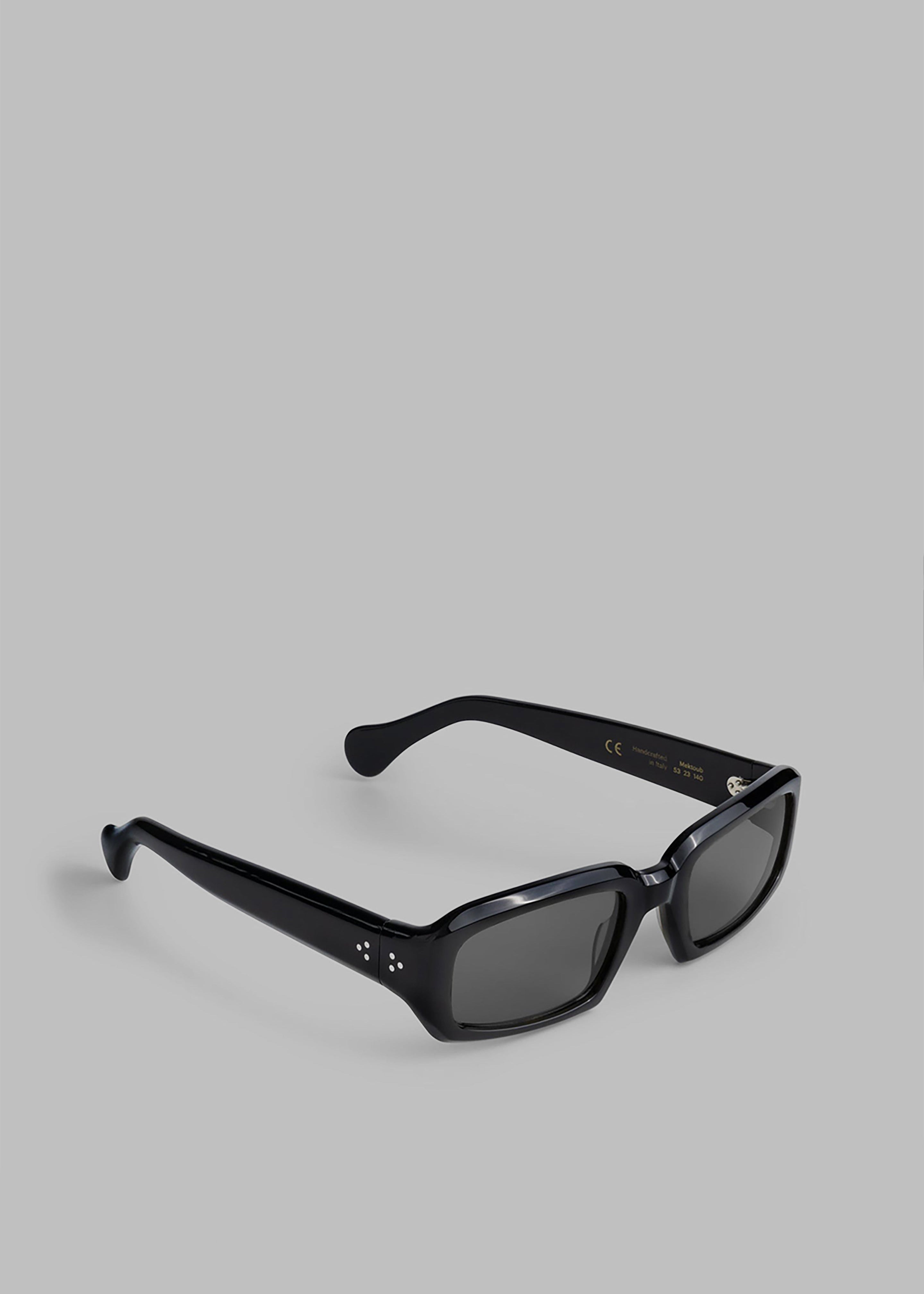 Port Tanger Mektoub Sunglasses - Black Acetate/Black Lens - 1