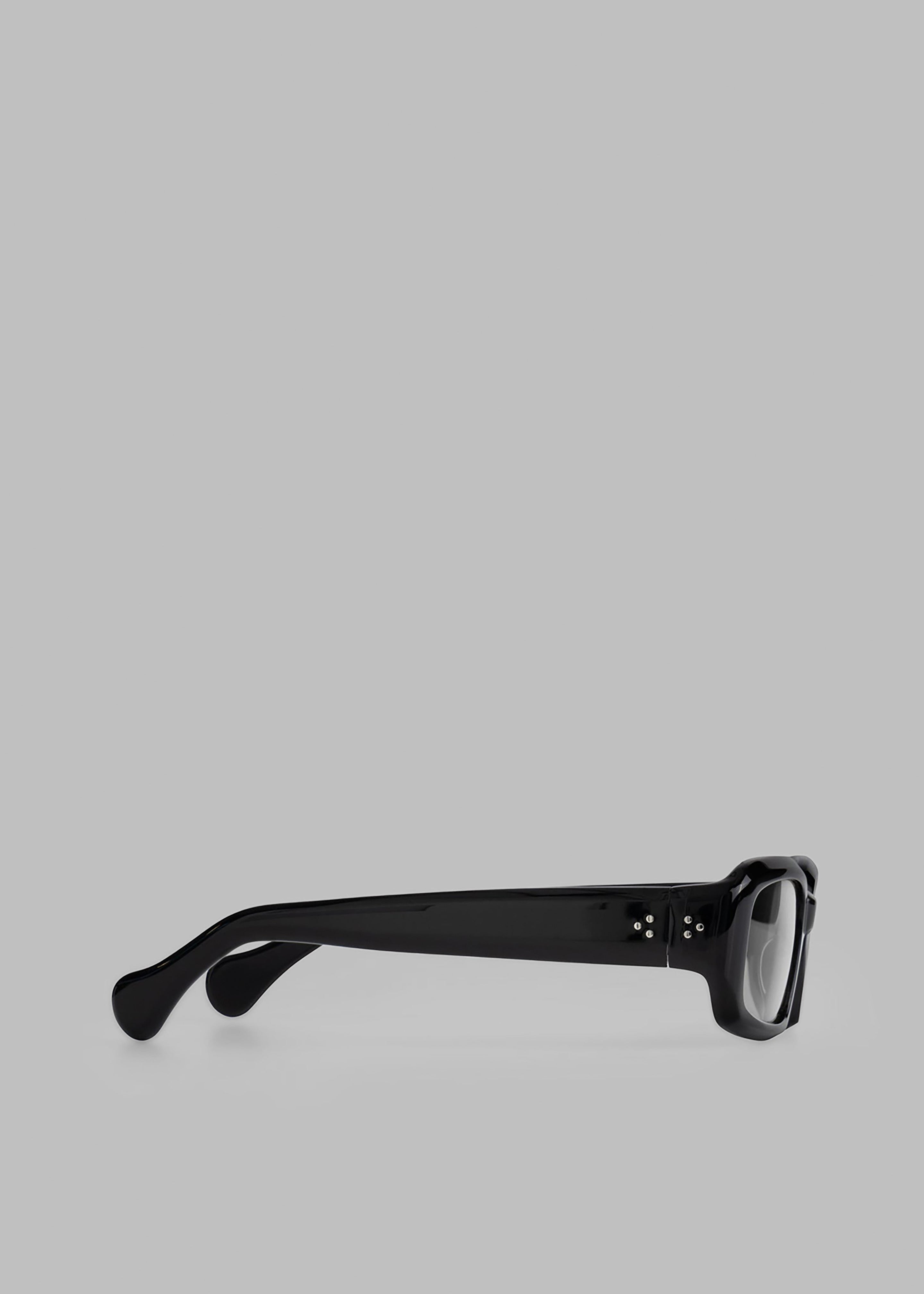 Port Tanger Mektoub Sunglasses - Black Acetate/Black Lens - 8