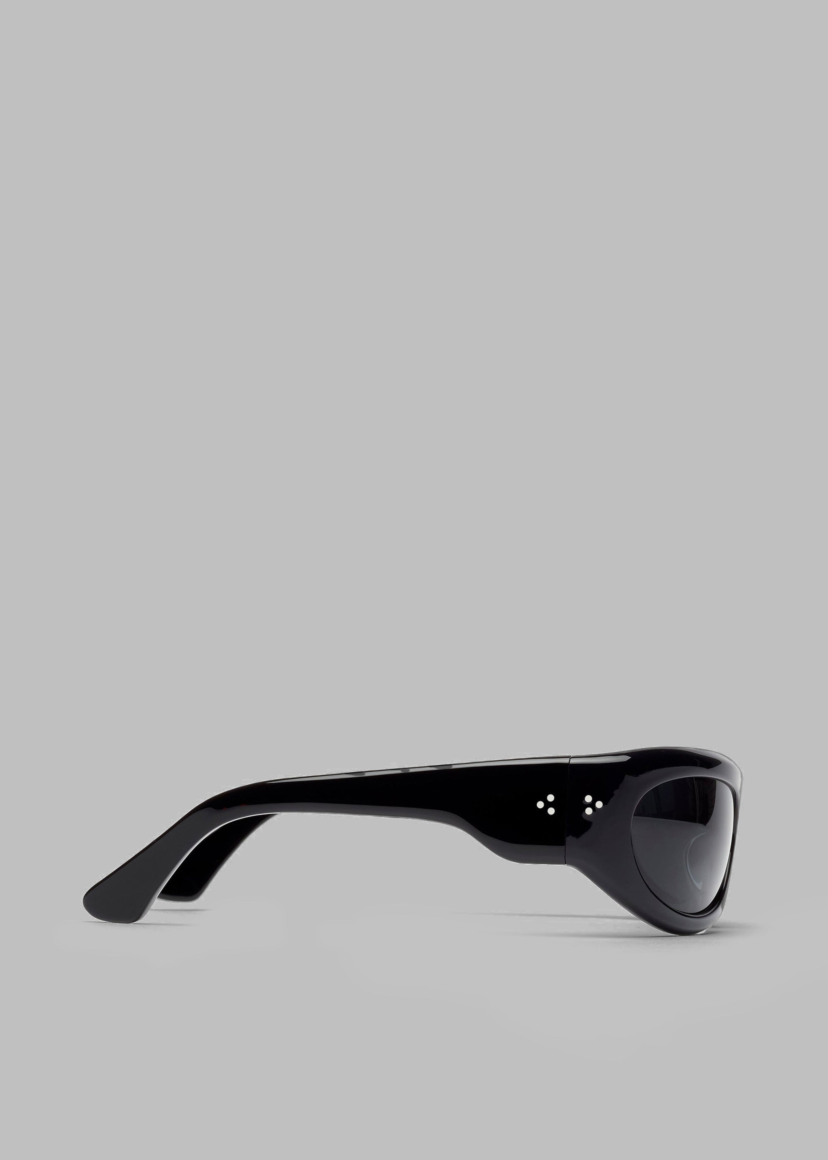 Port Tanger Safaa Sunglasses - Black Acetate/Black Lens - 6