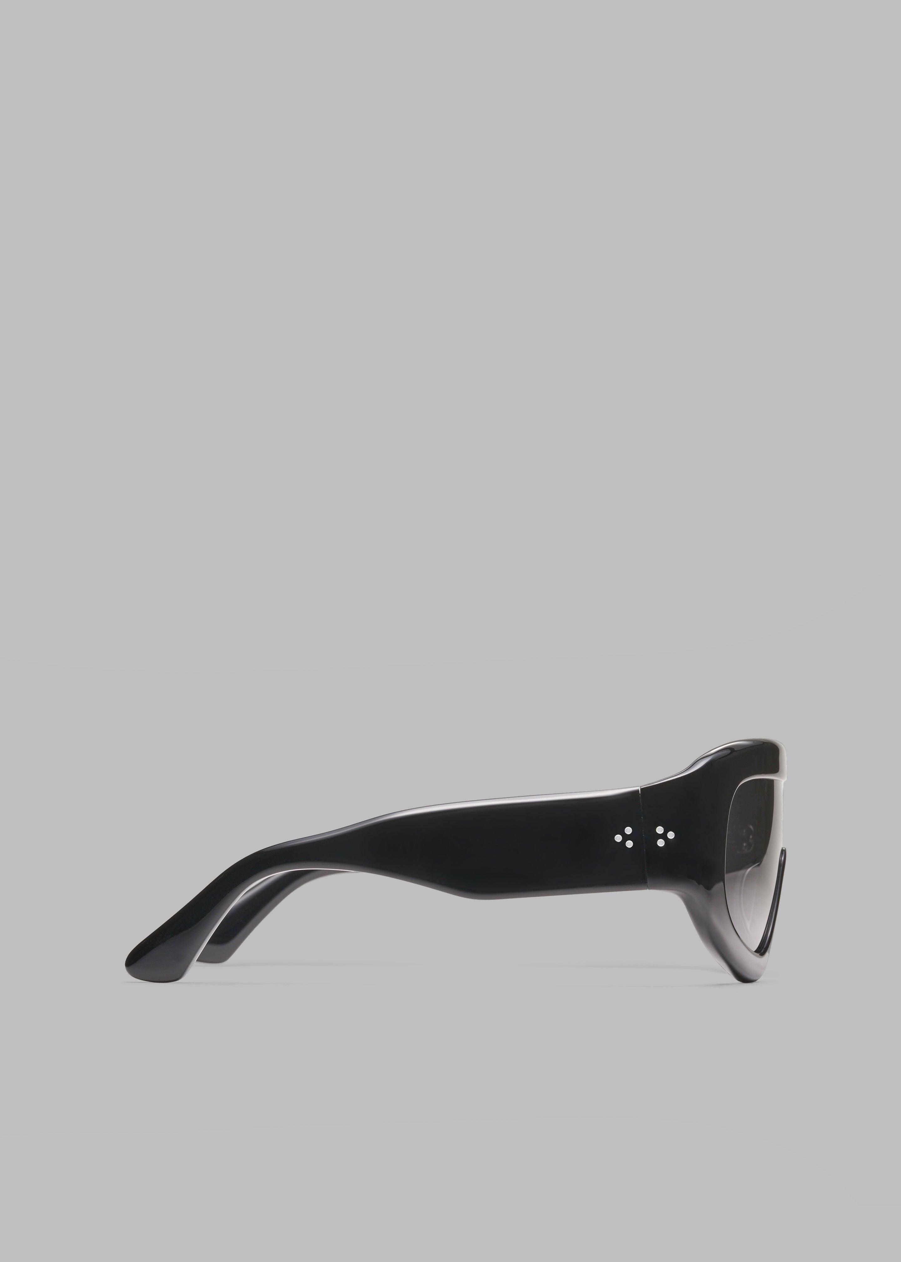 Port Tanger Saraa Sunglasses - Black Acetate/Black Lens - 4